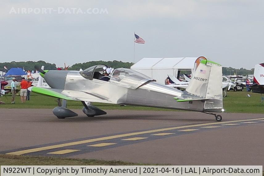 N922WT, 2019 Vans RV-7 C/N 74505, 2019 VANS AIRCRAFT INC RV-7, c/n: 74505, Sun n Fun 2021