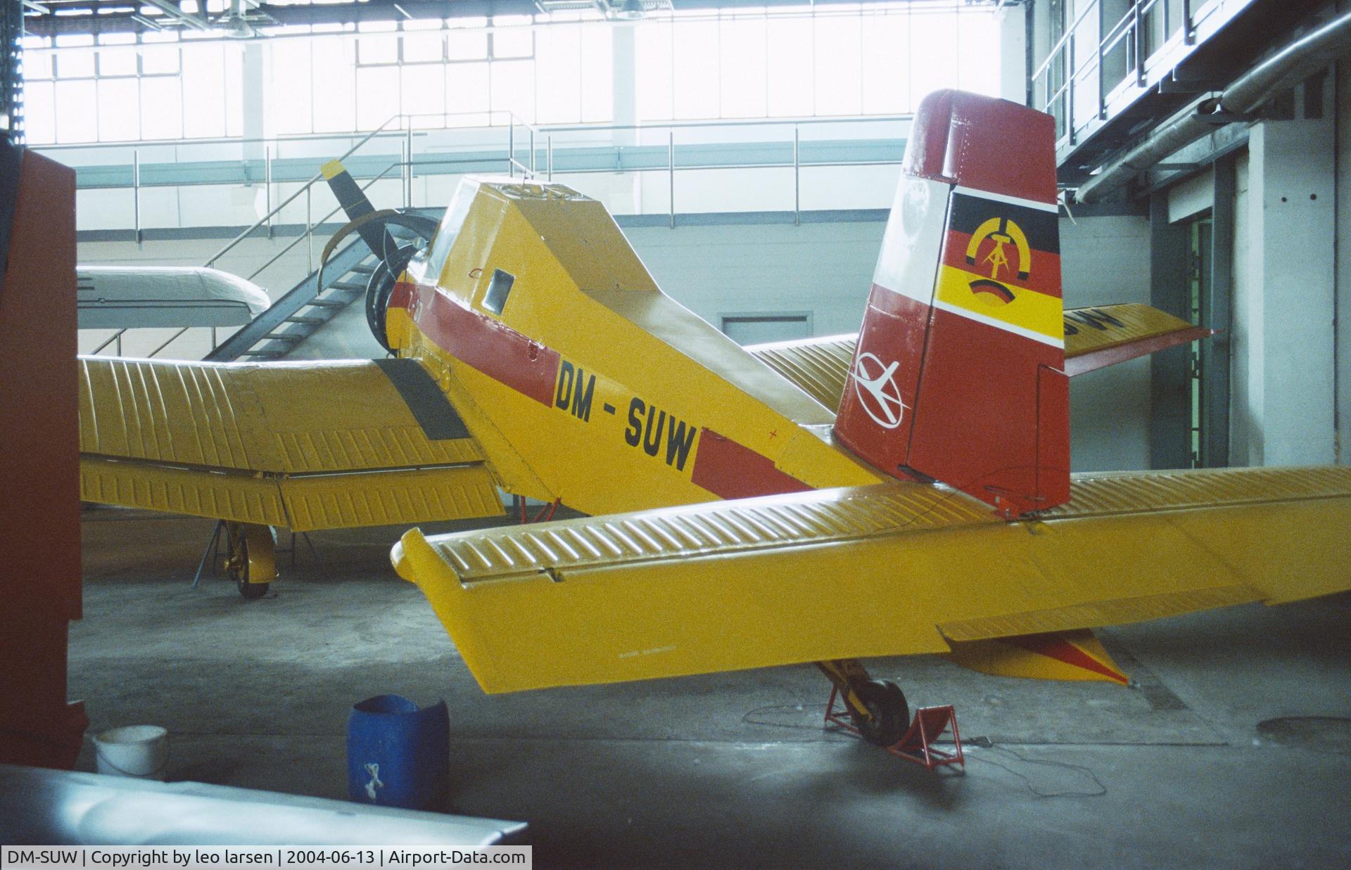 DM-SUW, 1974 Zlin Z-37A Cmelak C/N 19-20, Wernigerode Museum13.6.2004.Aircradt from 1974 with c/n 19-20 and not 29-20.