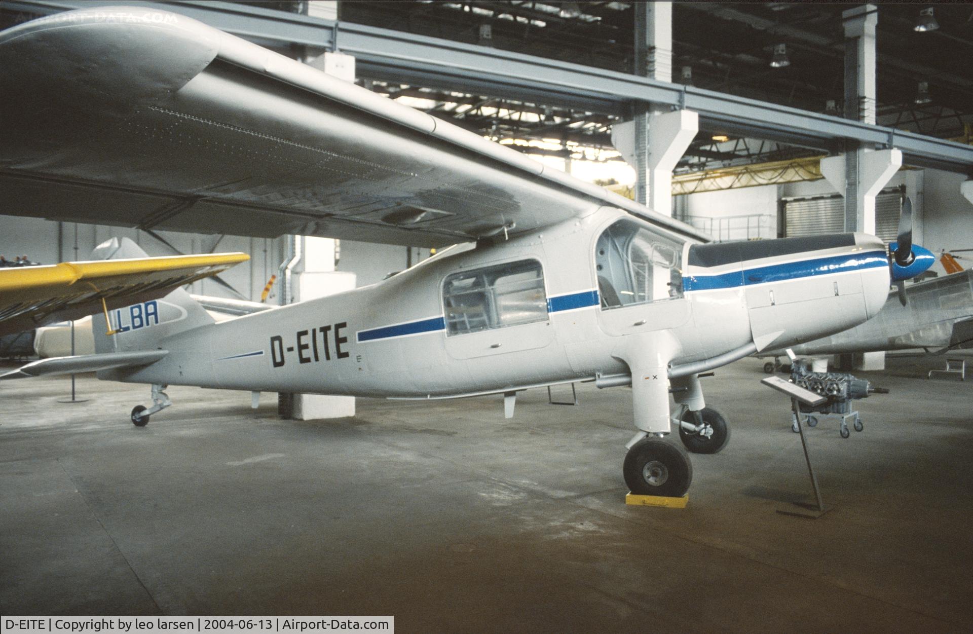 D-EITE, Dornier Do-27A-1 C/N 286, Wernigerode Museum 13.6.2004
