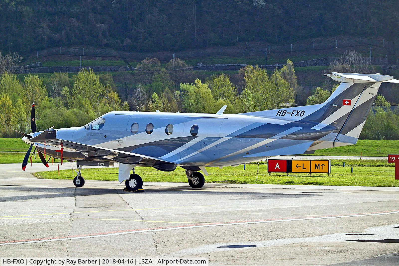 HB-FXO, 2018 Pilatus PC-12/47E C/N 1778, HB-FXO   Pilatus PC-12/47E [1778] (Aliciopa SA) Lugano~HB 16/04/2018