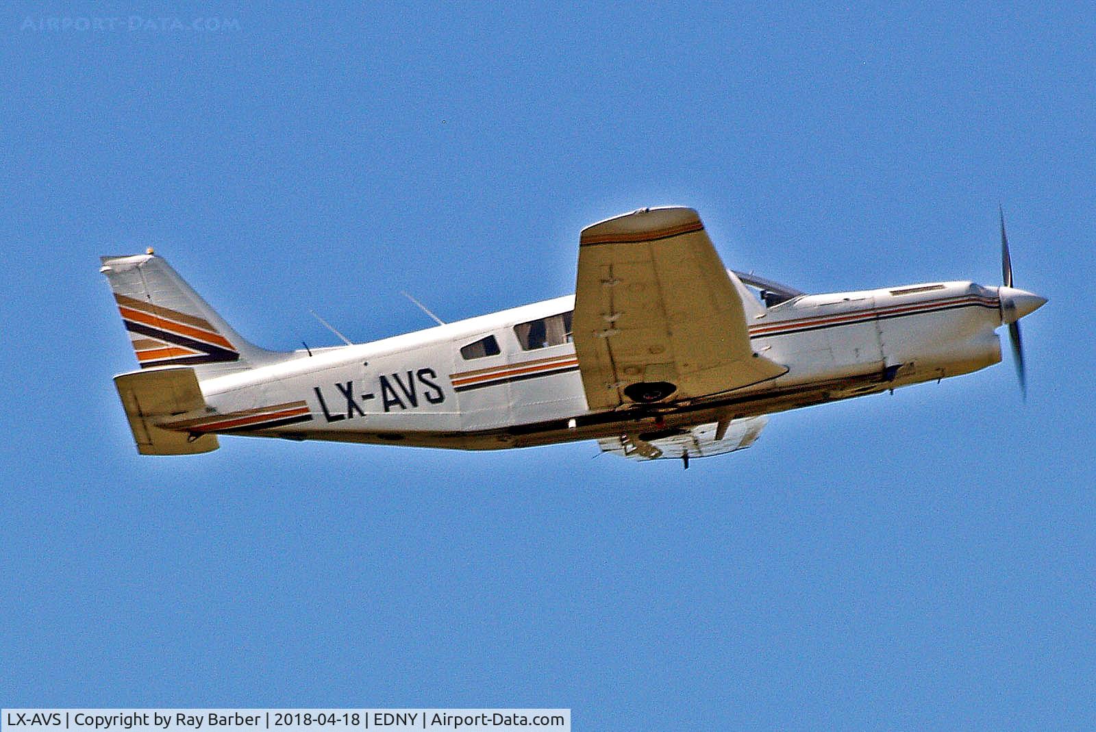 LX-AVS, 1981 Piper PA-32R-301T Turbo Saratoga C/N 32R-8129087, LX-AVS   Piper PA-32R-301T Turbo Saratoga SP [32R-8129087] Friedrichshafen~D 18/04/2018