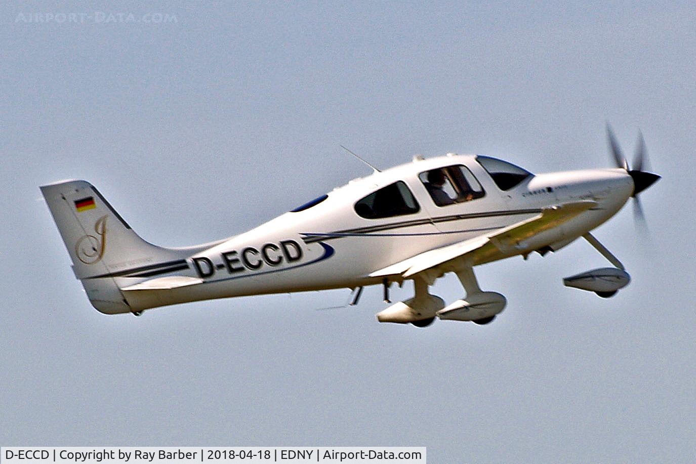 D-ECCD, 2010 Cirrus SR22 C/N 3639, D-ECCD   Cirrus SR-22 G3 GTS X Turbo [3639] Friedrichshafen~D 18/04/2018