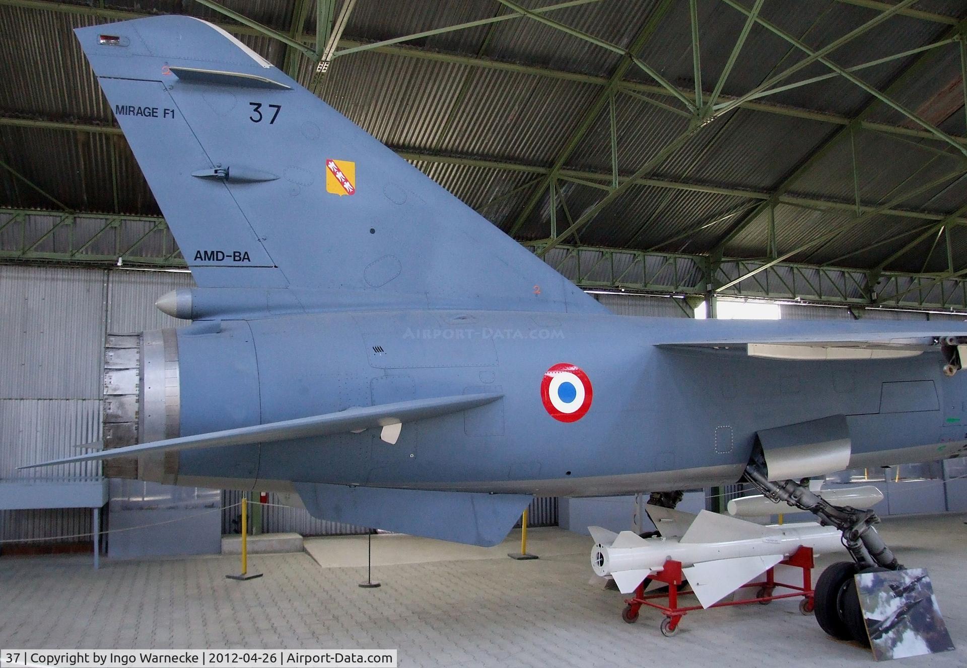 37, Dassault Mirage F.1C C/N 37, Dassault Mirage F.1C at the Musée Européen de l'Aviation de Chasse, Montelimar Ancone airfield