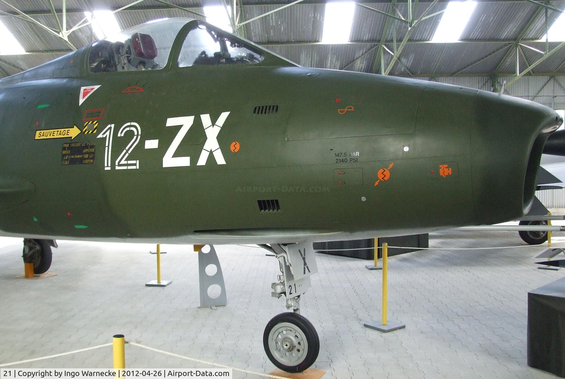 21, Dassault Super Mystere B.2 C/N 21, Dassault Super Mystere B.2 at the Musée Européen de l'Aviation de Chasse, Montelimar Ancone airfield