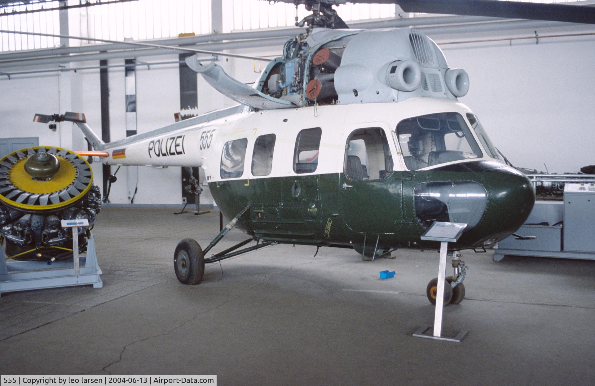 555, Mil (PZL-Swidnik) Mi-2U C/N 543620074, Wernigerode Museum 13.6.2004