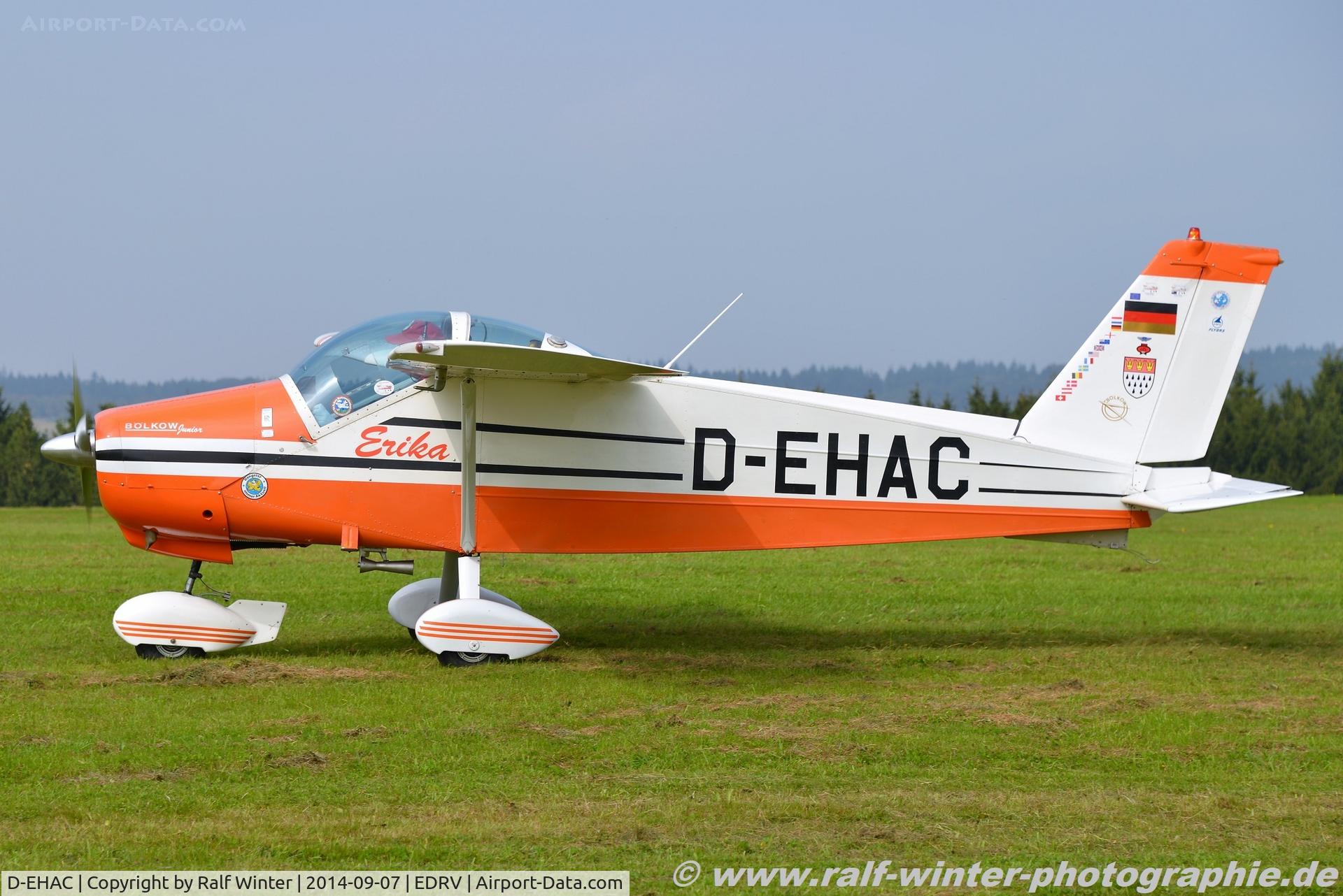 D-EHAC, 1969 Bolkow Bo-208C Junior C/N 709, Bolkow Bo208C Junior - Private - 709 - D-EHAC - 07.09.2014 - EDRV