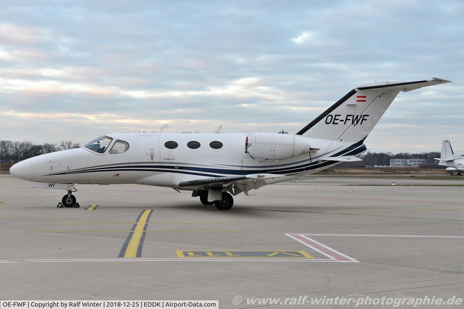 OE-FWF, 2007 Cessna 510 Citation Mustang Citation Mustang C/N 510-0048, Cessna 510 Citation Mustang - VIF VIF Luffahrtgesellschft - 510-0048 - OE-FWF - 25.12.2018 - CGN