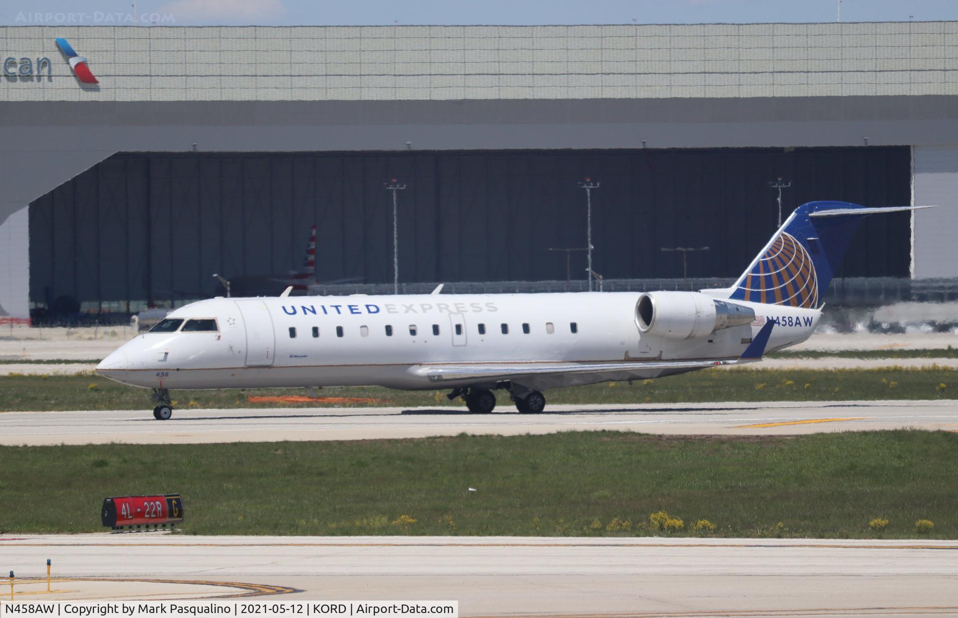 N458AW, 2003 Bombardier CRJ-200LR (CL-600-2B19) C/N 7861, CL-600-2B19