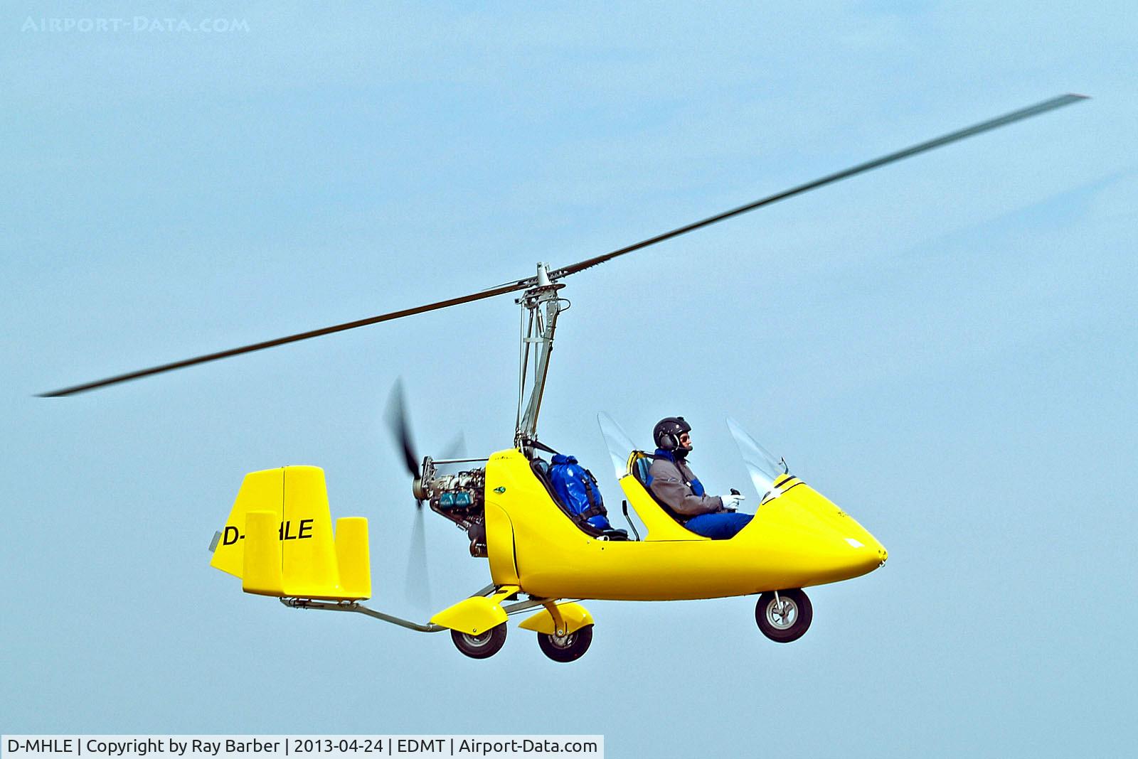 D-MHLE, AutoGyro Europe MTOsport C/N Not found D-MHLE, D-MHLE   AutoGyro Europe MTOsport [Unknown] Tannheim~D 24/04/2013