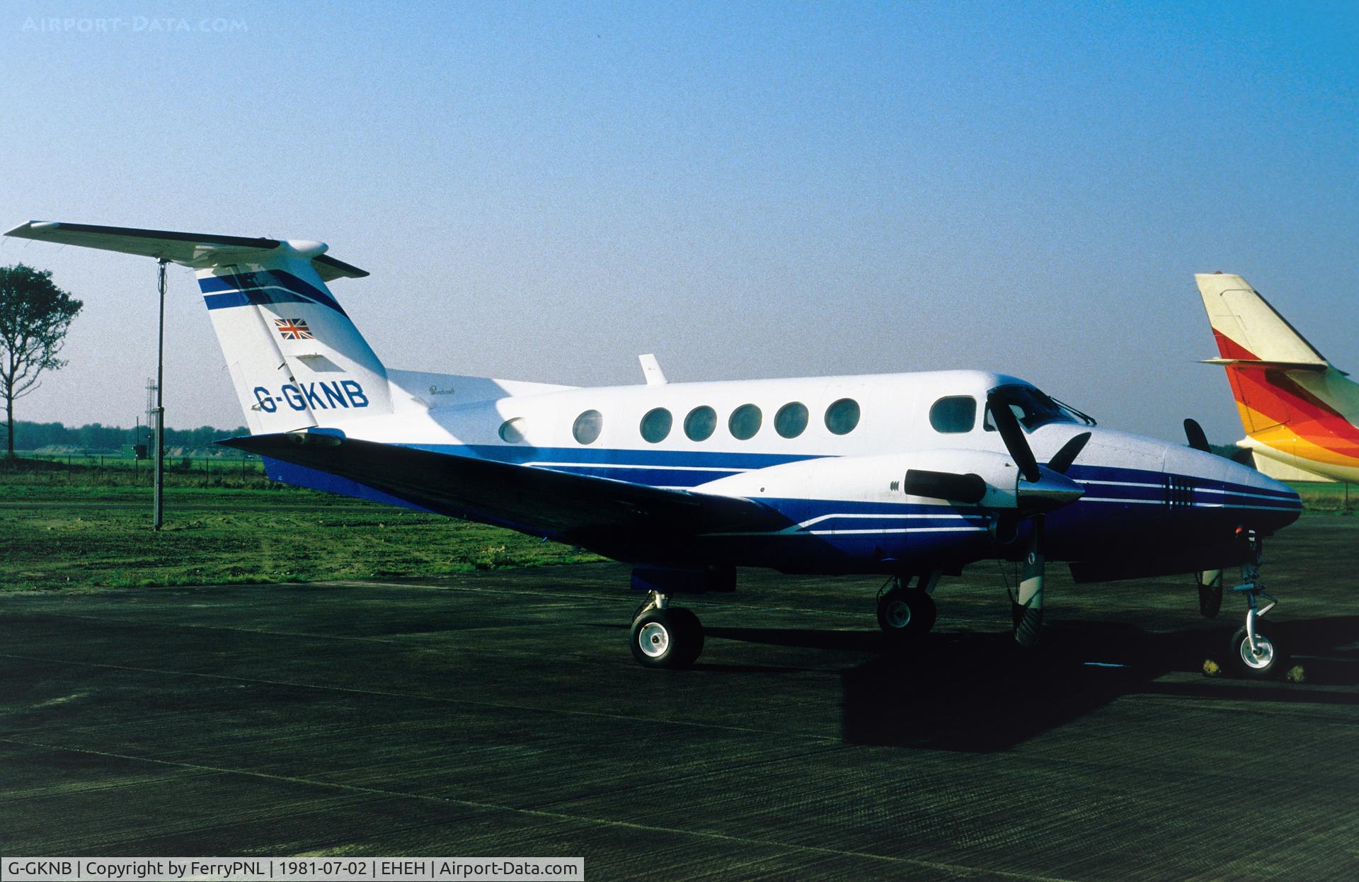 G-GKNB, 1980 Beech 200 Super King Air C/N BB-705, GKN BE200