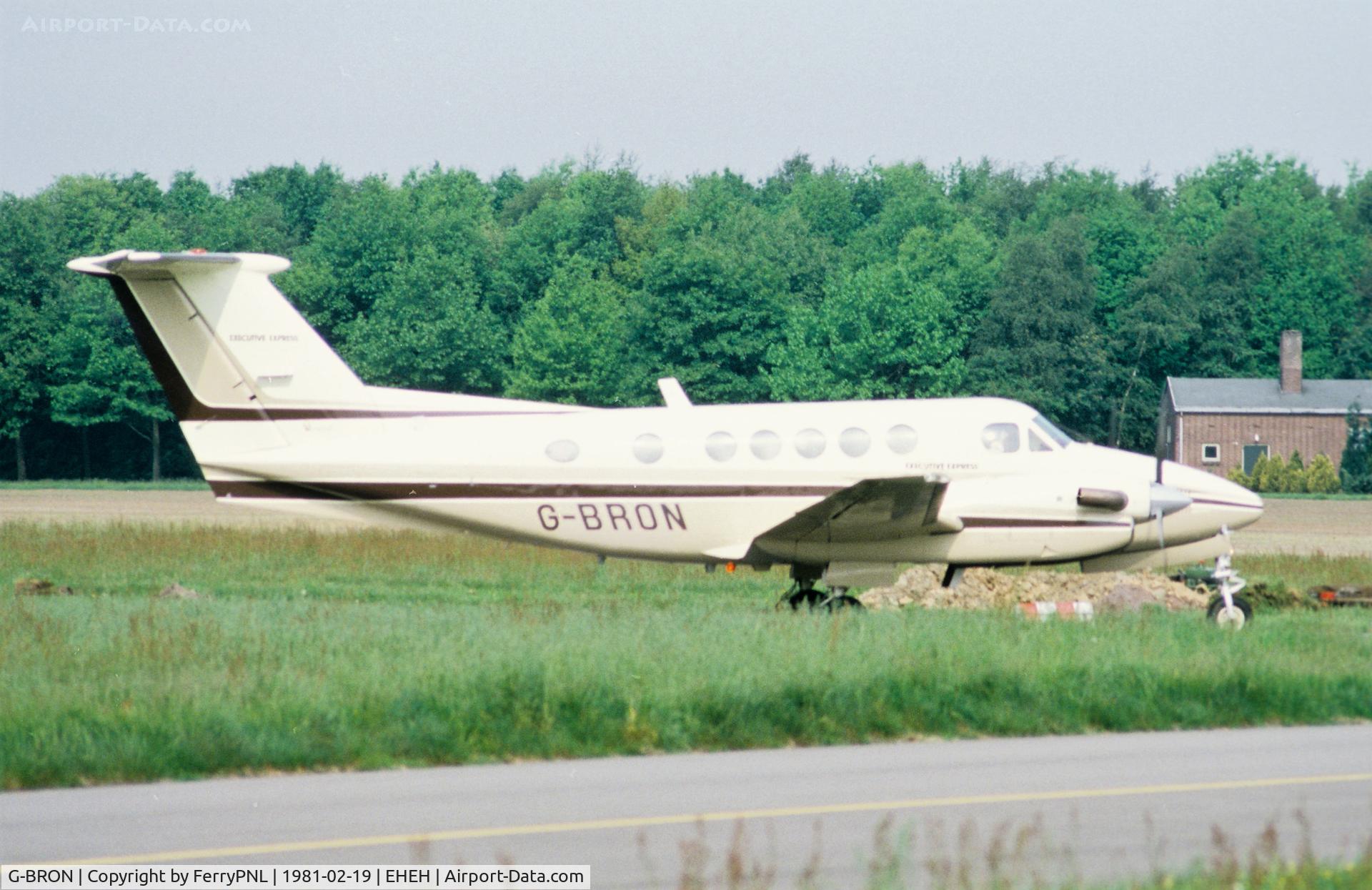 G-BRON, 1978 Beech 200 Super King Air C/N BB-349, Owledge Ltd Be200