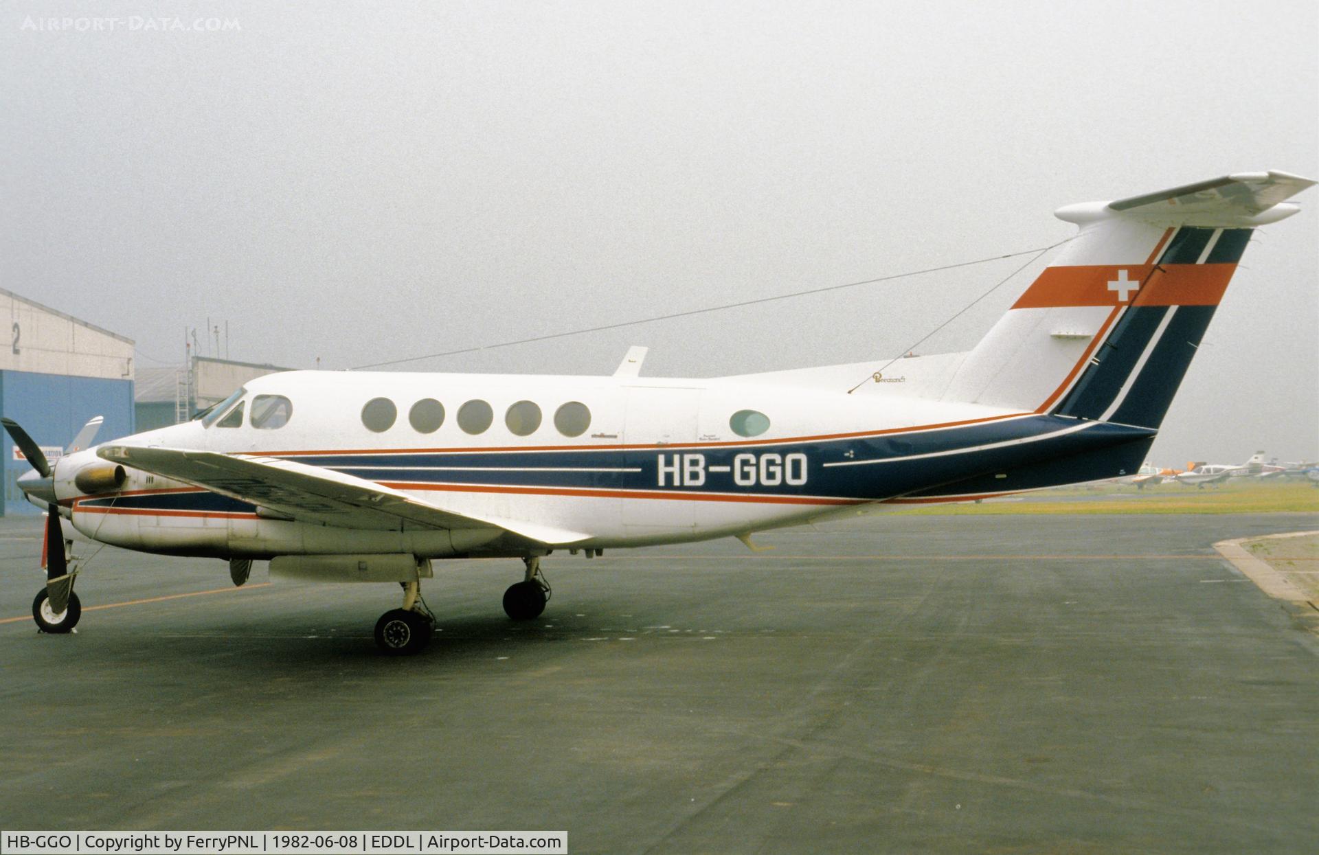 HB-GGO, 1977 Beech 200 Super King Air C/N BB-251, Albinati Alberto Be200