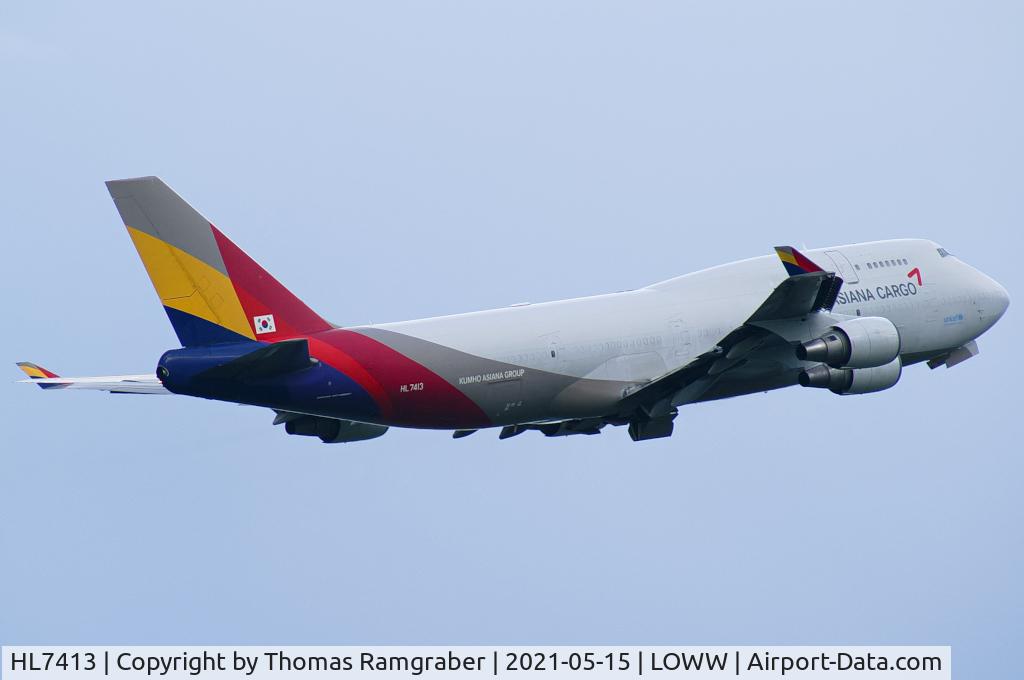 HL7413, 1991 Boeing 747-48ESF C/N 25405, Asiana Cargo Boeing 747-400(SF)