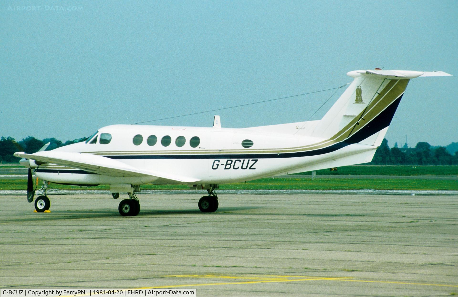 G-BCUZ, 1975 Beech 200 Super King Air C/N BB-55, United Biscuits Be200