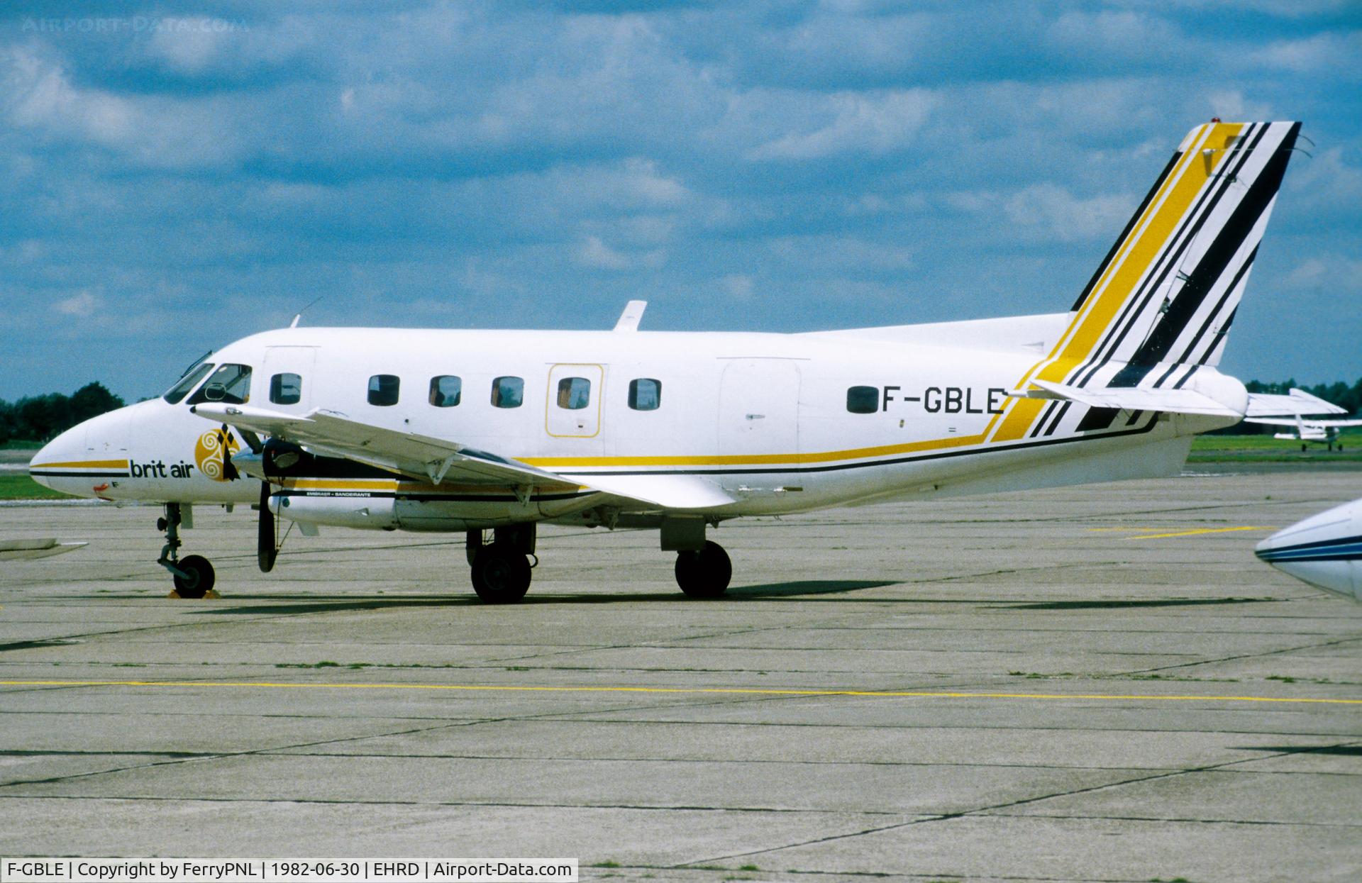 F-GBLE, 1979 Embraer EMB-110P2 Bandeirante C/N 110213, Brit Air EMB110