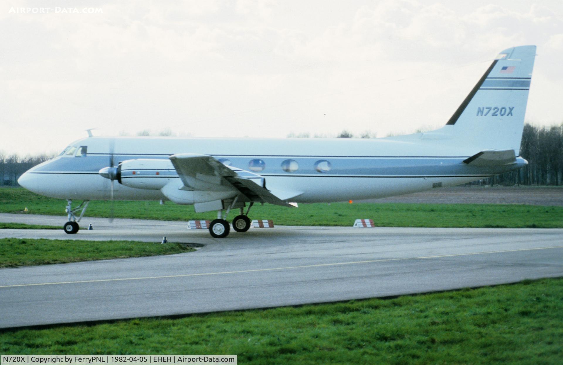 N720X, 1961 Grumman G-159 Gulfstream 1 C/N 73, Xerox G159 was a very common visitor in EIN
