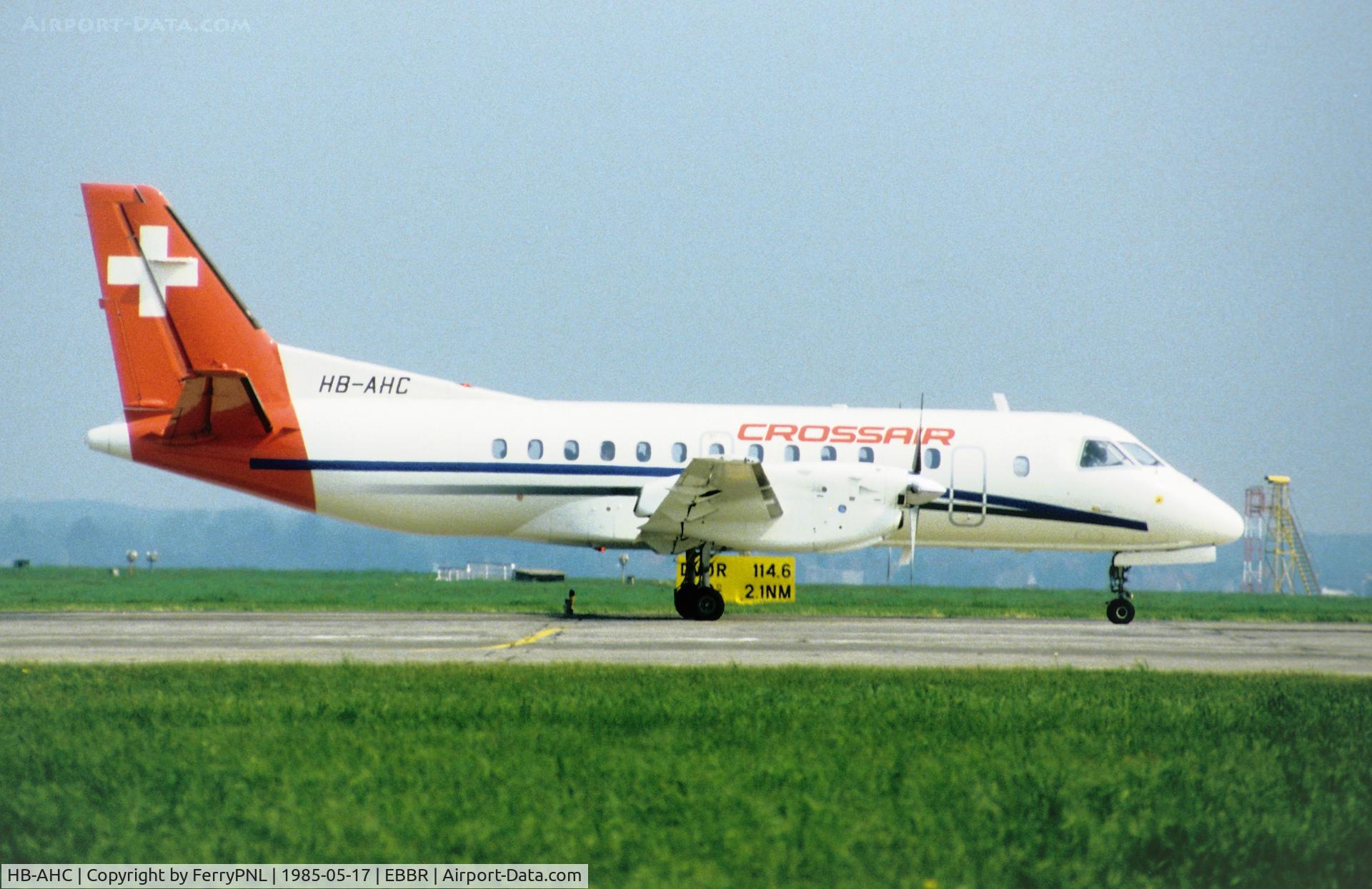HB-AHC, 1984 Saab SF340A C/N 340A-009, Crossair SF340 lining-up