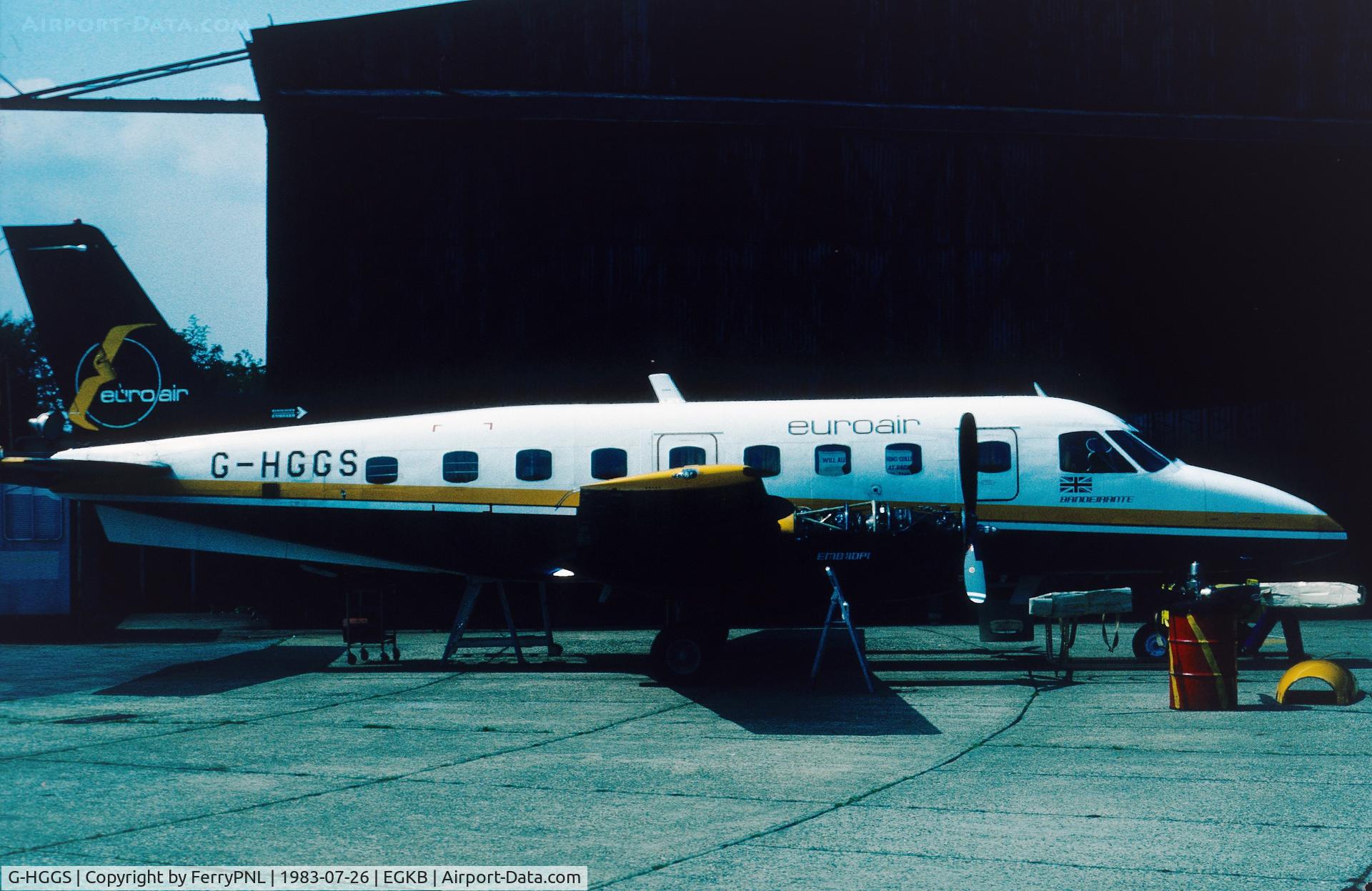 G-HGGS, 1980 Embraer EMB-110P1 Bandeirante C/N 110294, Euroair EMB110, maintenance