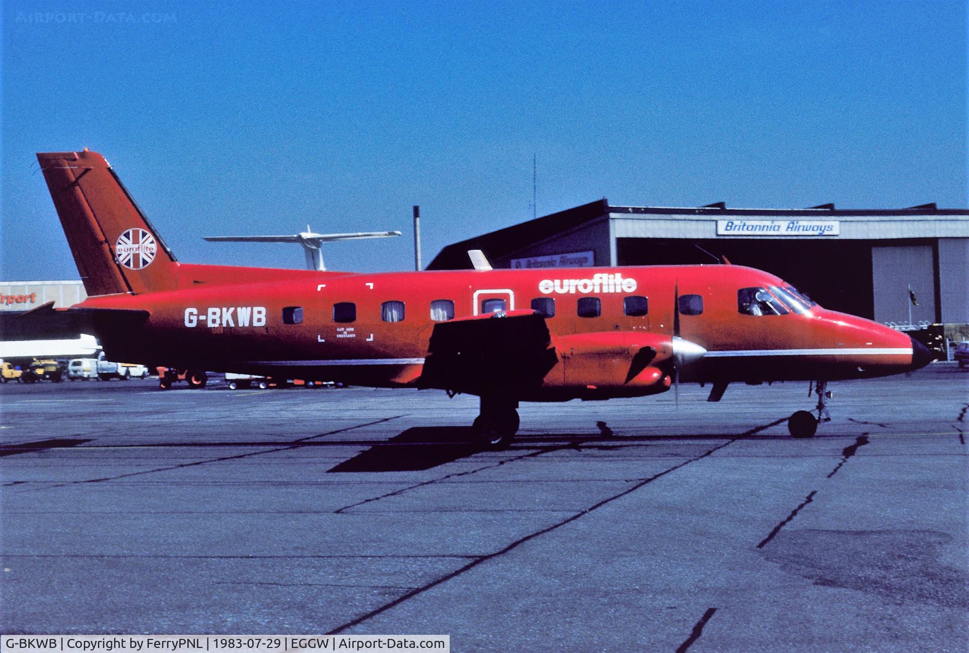 G-BKWB, 1978 Embraer EMB-110P2 Bandeirante C/N 110199, Euroflite EMB110