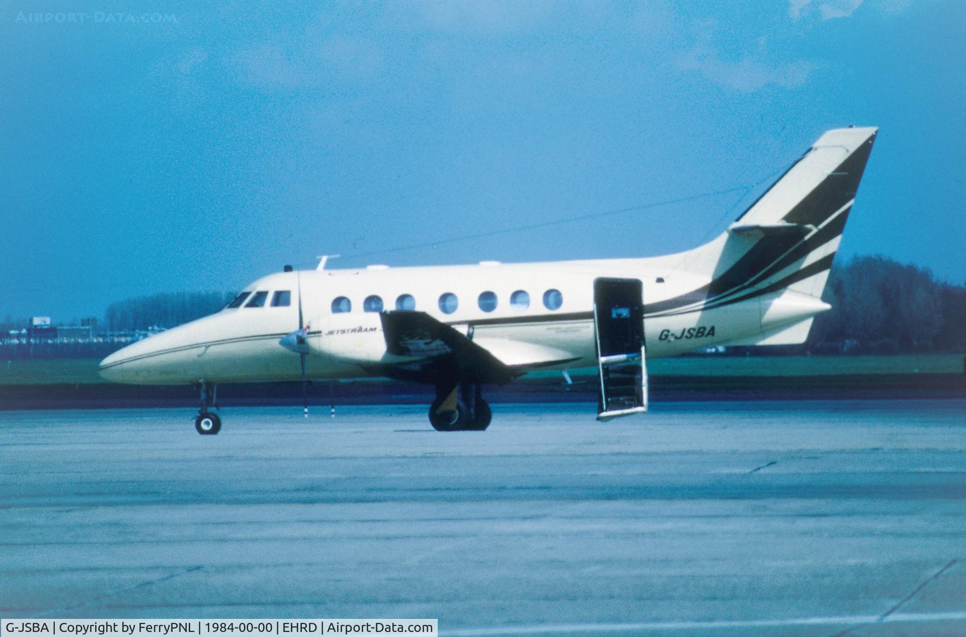 G-JSBA, 1983 British Aerospace BAe-3101 Jetstream 31 C/N 608, BAe 31 demonstrator in RTM