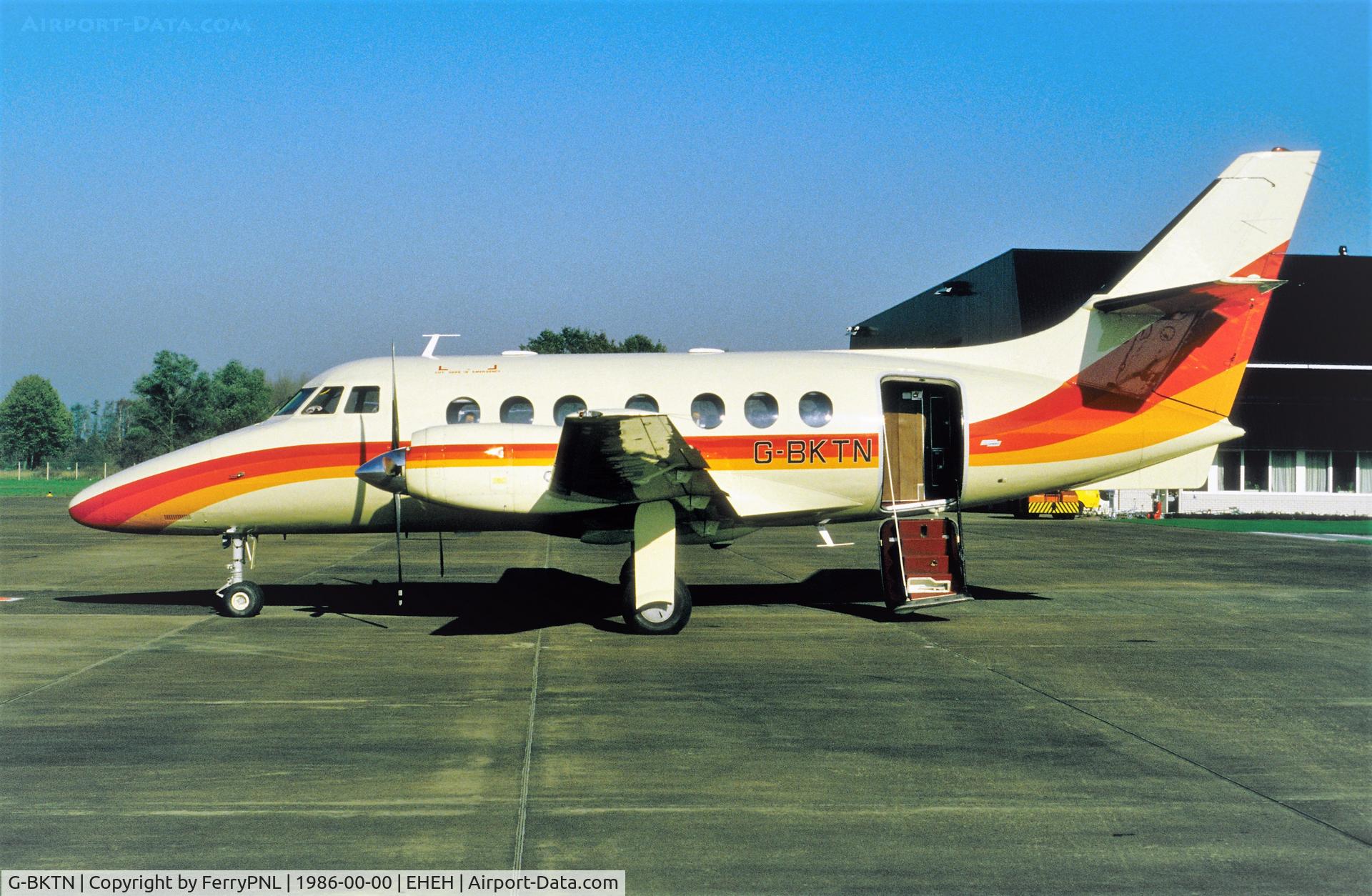 G-BKTN, 1983 British Aerospace BAe-3102 Jetstream 31 C/N 612, McAlpine BAe31