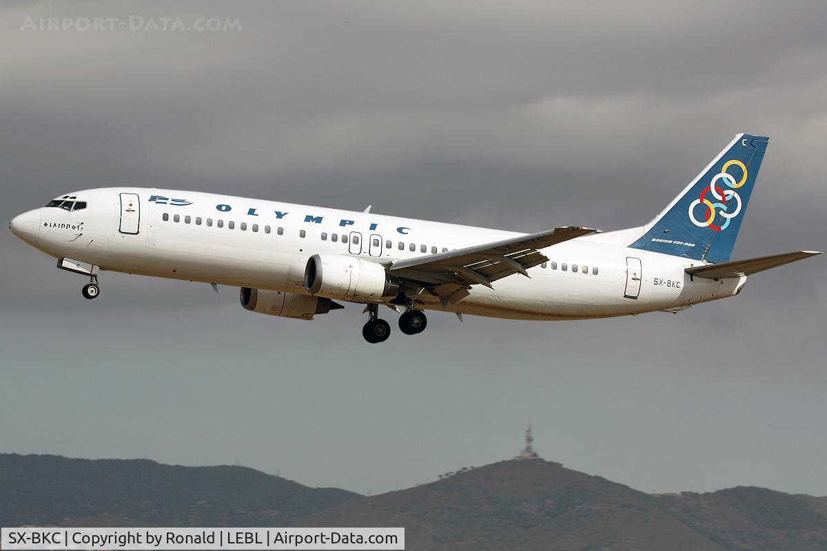 SX-BKC, 1991 Boeing 737-484 C/N 25361, at bcn
