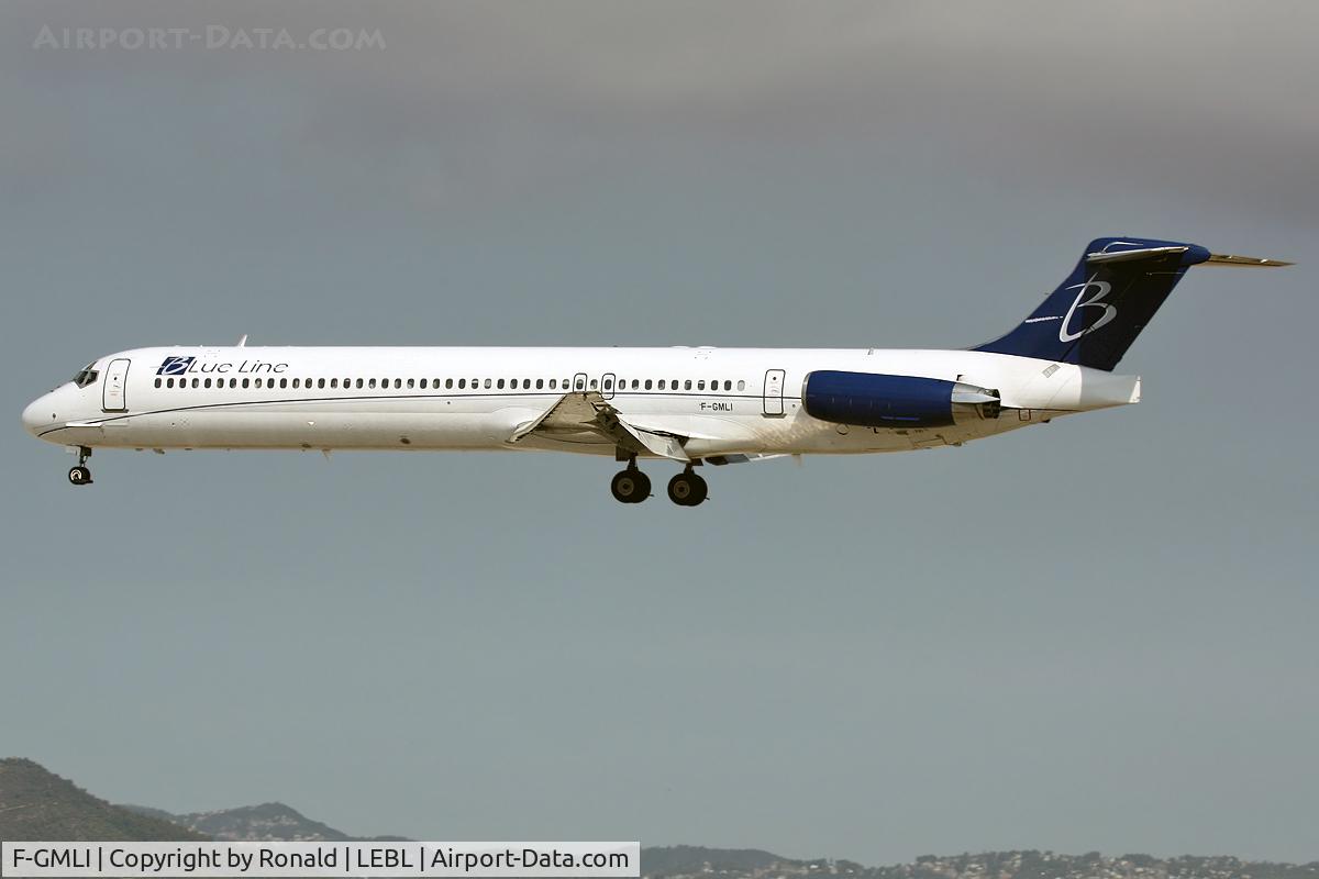 F-GMLI, 1991 McDonnell Douglas MD-83 (DC-9-83) C/N 53014, at bcn