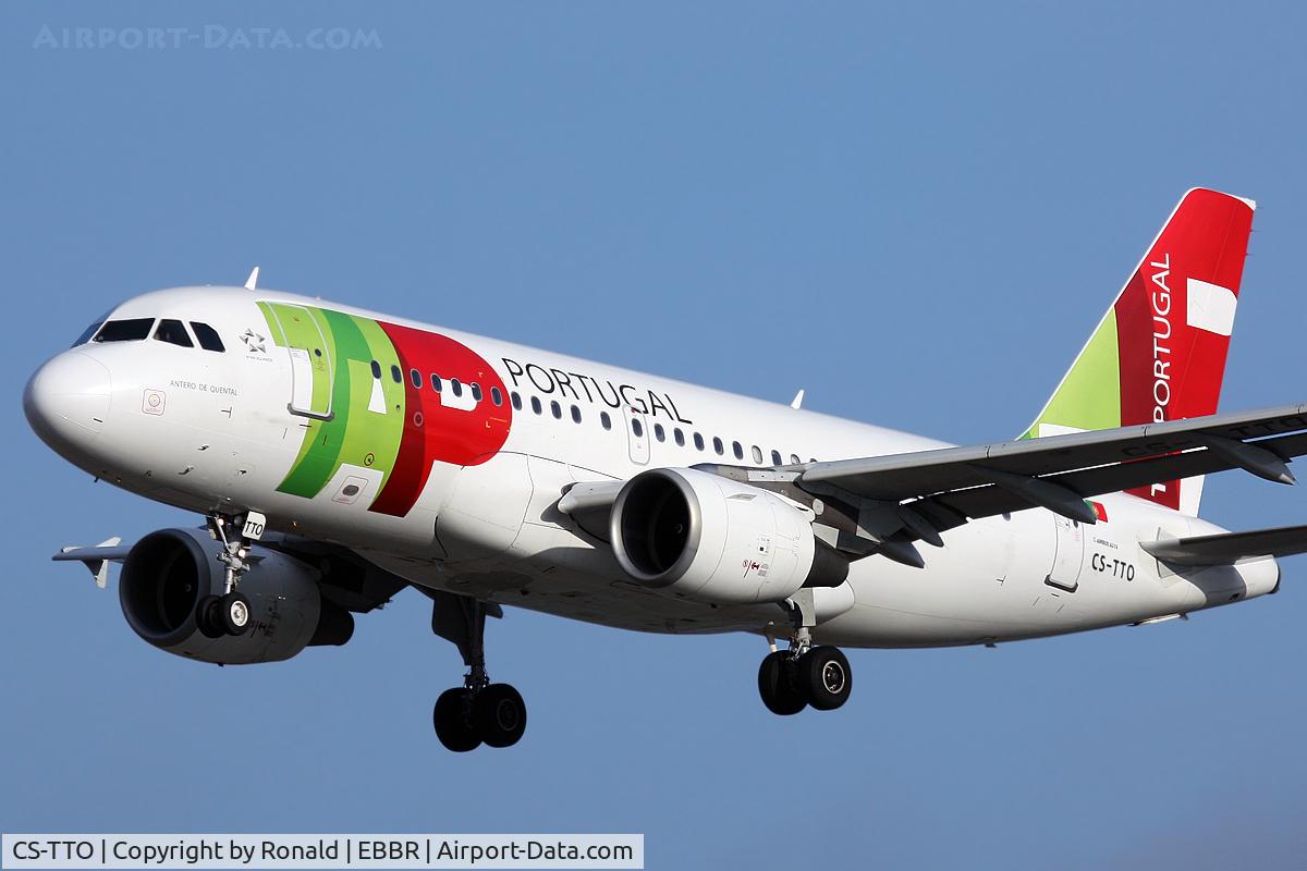 CS-TTO, 1999 Airbus A319-111 C/N 1127, at bru