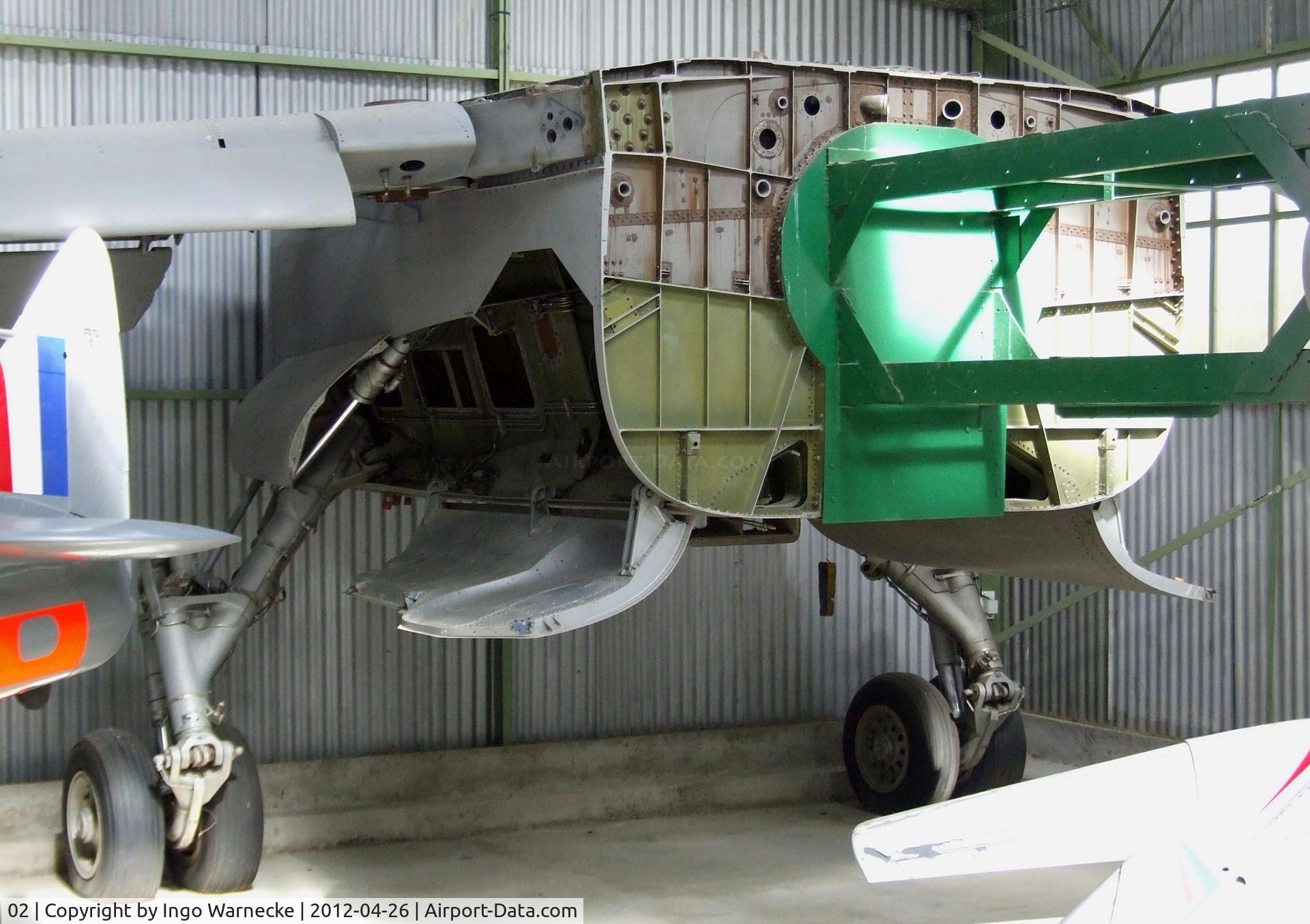 02, 1972 Dassault Mirage G8 C/N 02, Dassault Mirage G8-02 (only front and center fuselage and one wing) at the Musée Européen de l'Aviation de Chasse, Montelimar Ancone airfield