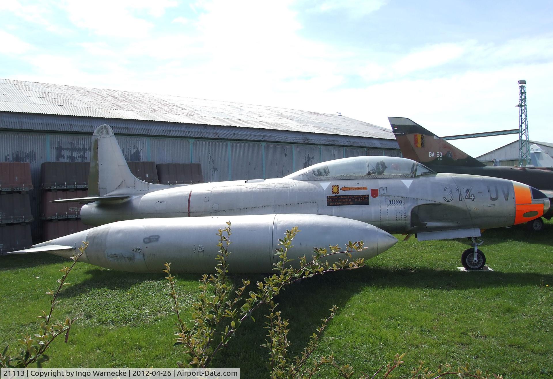 21113, Canadair T-33AN Silver Star 3 C/N T33-113, Canadair T-33AN Silver Star 3 at the Musée Européen de l'Aviation de Chasse, Montelimar Ancone airfield