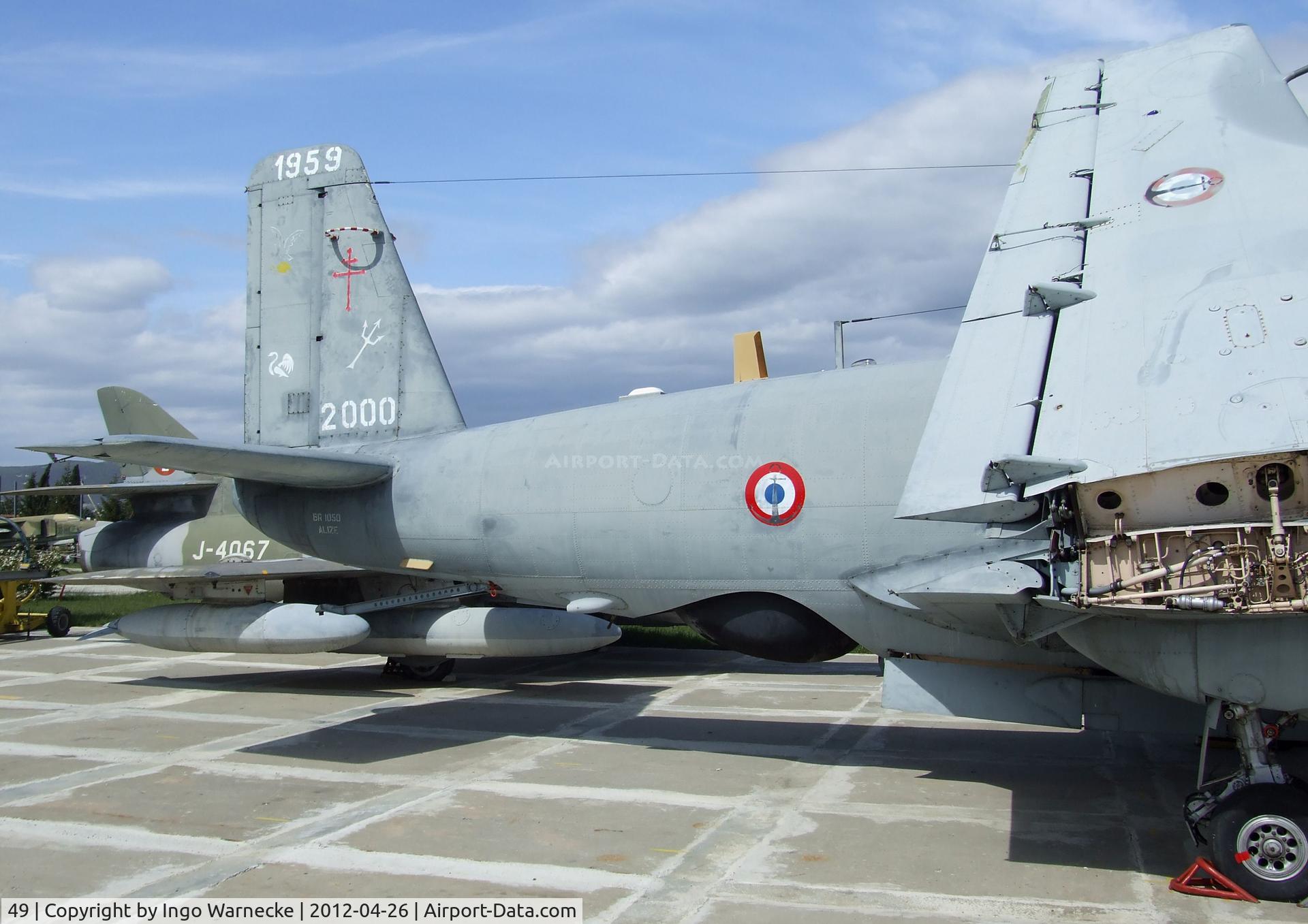 49, Breguet Br.1050 Alize C/N 49, Breguet Br.1050 Alize at the Musée Européen de l'Aviation de Chasse, Montelimar Ancone airfield