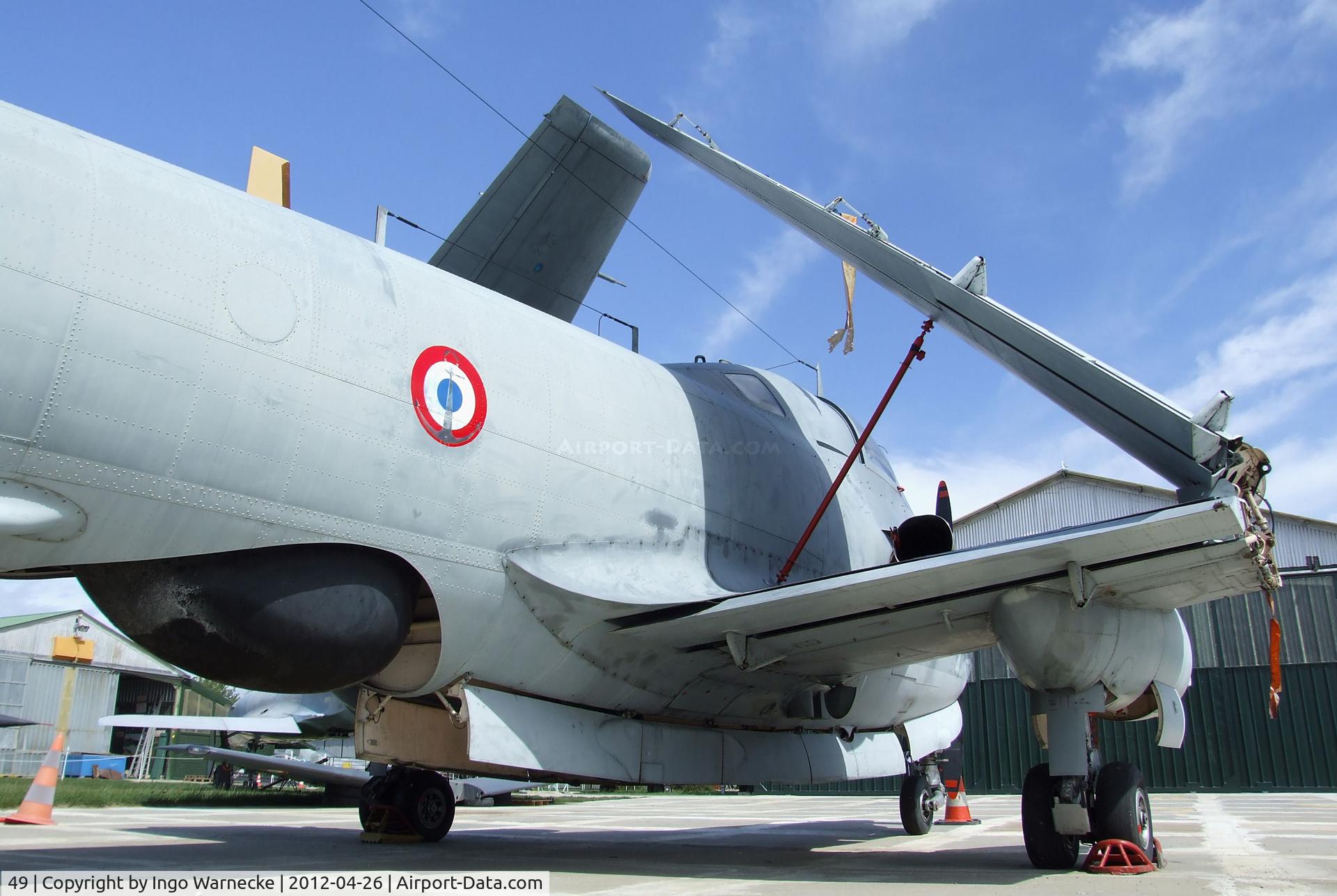 49, Breguet Br.1050 Alize C/N 49, Breguet Br.1050 Alize at the Musée Européen de l'Aviation de Chasse, Montelimar Ancone airfield