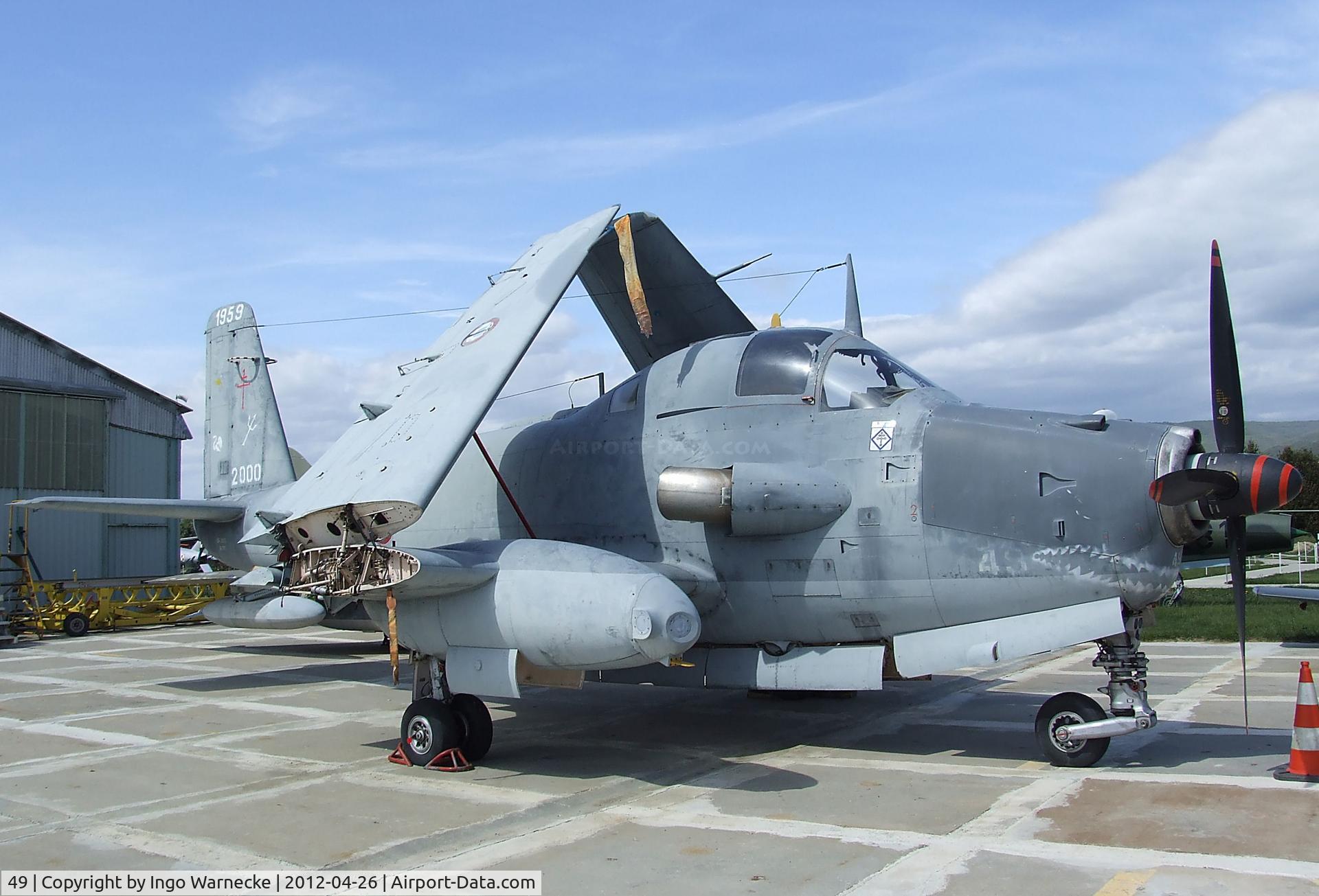 49, Breguet Br.1050 Alize C/N 49, Breguet Br.1050 Alize at the Musée Européen de l'Aviation de Chasse, Montelimar Ancone airfield