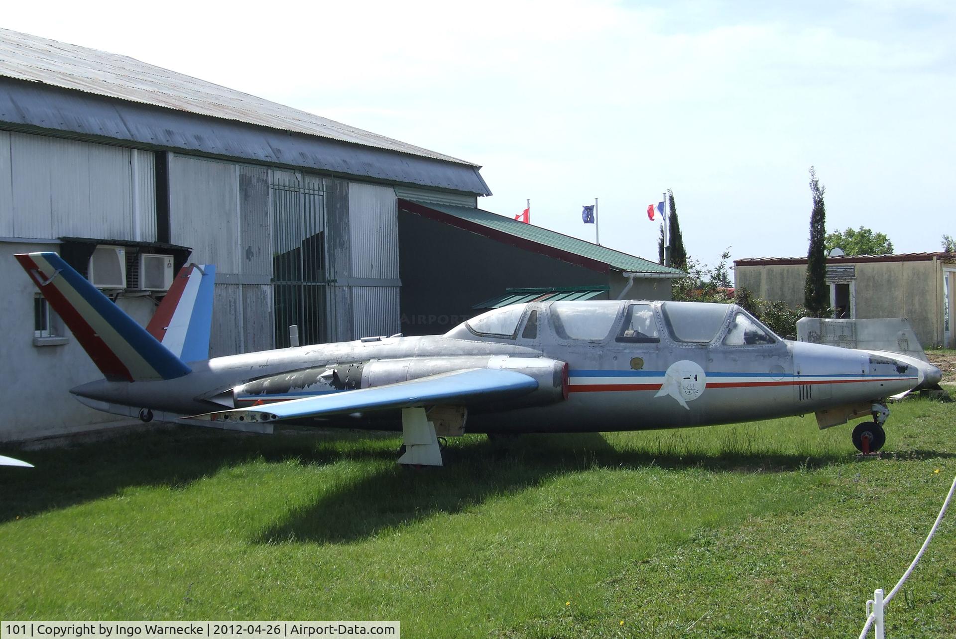 101, Fouga CM-170 Magister C/N 101, Fouga CM.170 Magister at the Musée Européen de l'Aviation de Chasse, Montelimar Ancone airfield