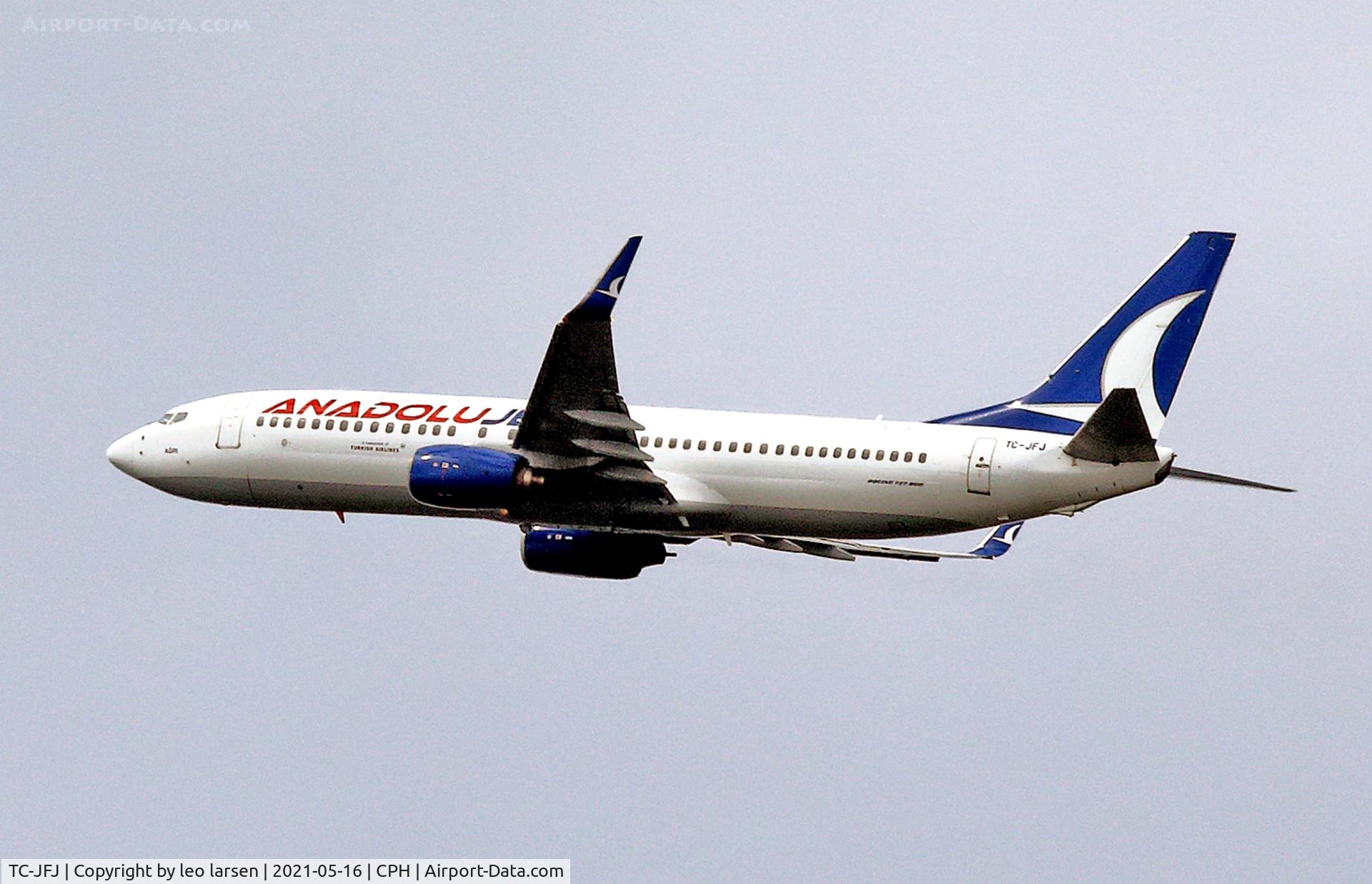 TC-JFJ, 1999 Boeing 737-8F2 C/N 29772, Copenhagen 16.5.2021