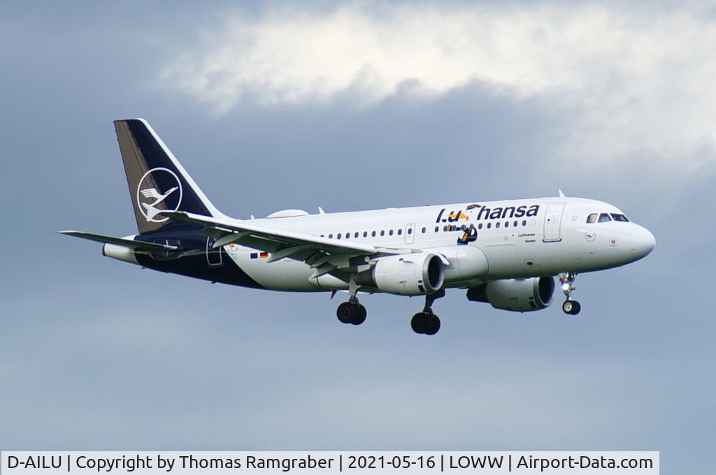 D-AILU, 1997 Airbus A319-114 C/N 744, Lufthansa Airbus A319