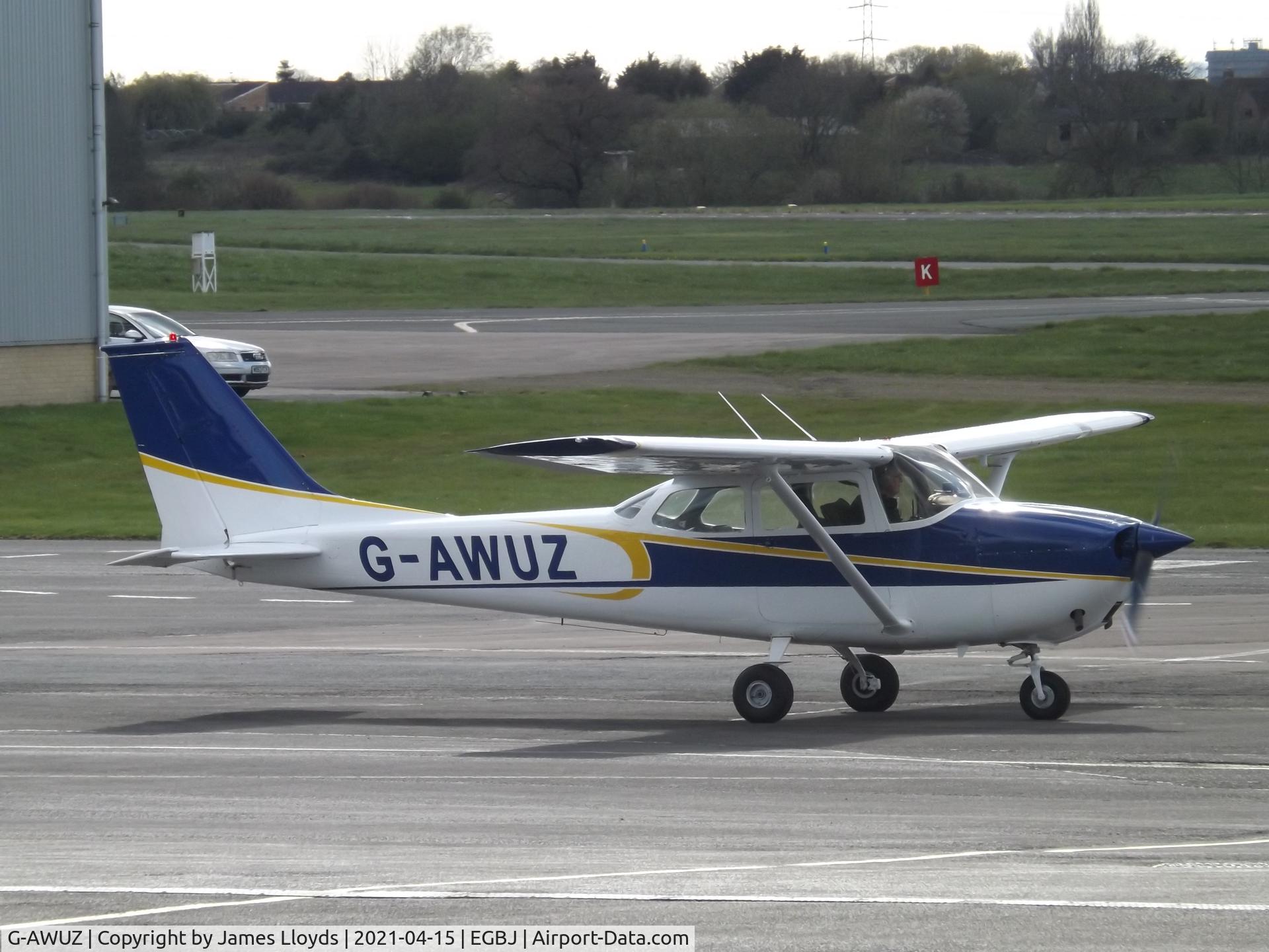G-AWUZ, 1968 Reims Cessna F172H C/N 0587, At Gloucestershire Airport.