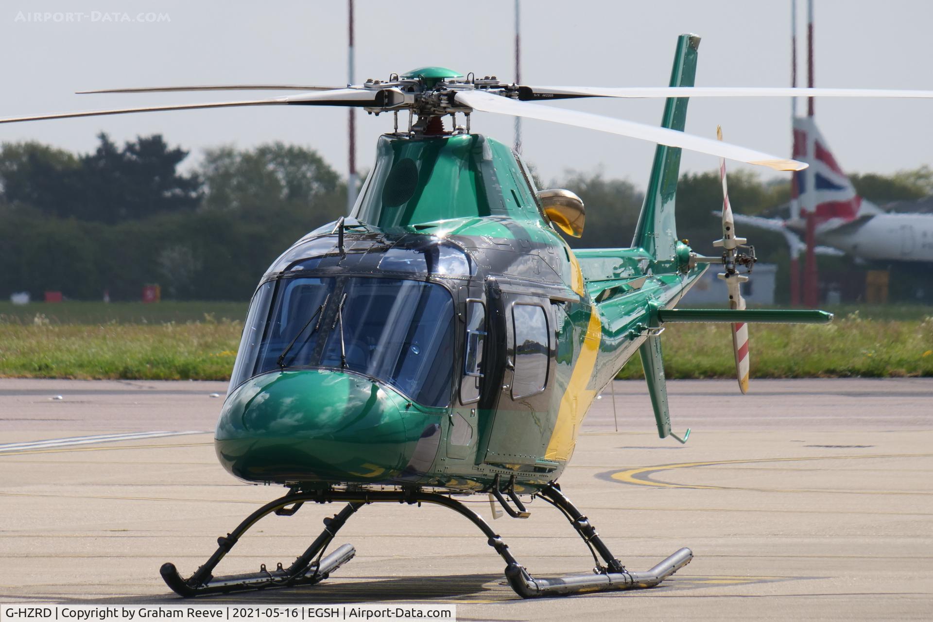 G-HZRD, 2020 AgustaWestland AW-119 MKII Koala Koala C/N 14961, Parked at Norwich.