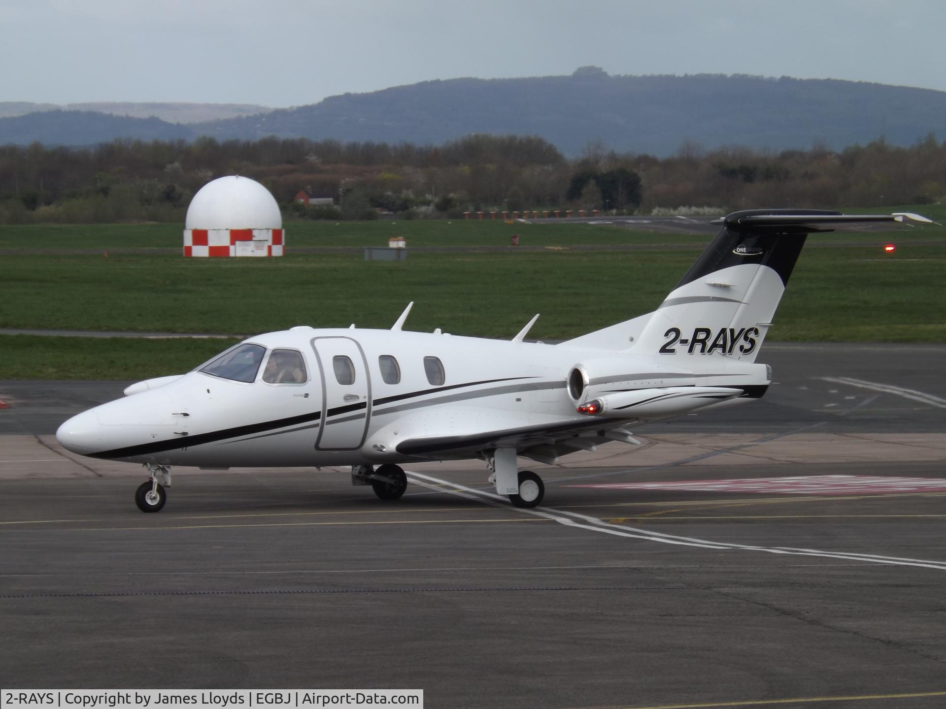 2-RAYS, Eclipse Aviation Corp EA550 C/N 550-0279, At Gloucestershire Airport.