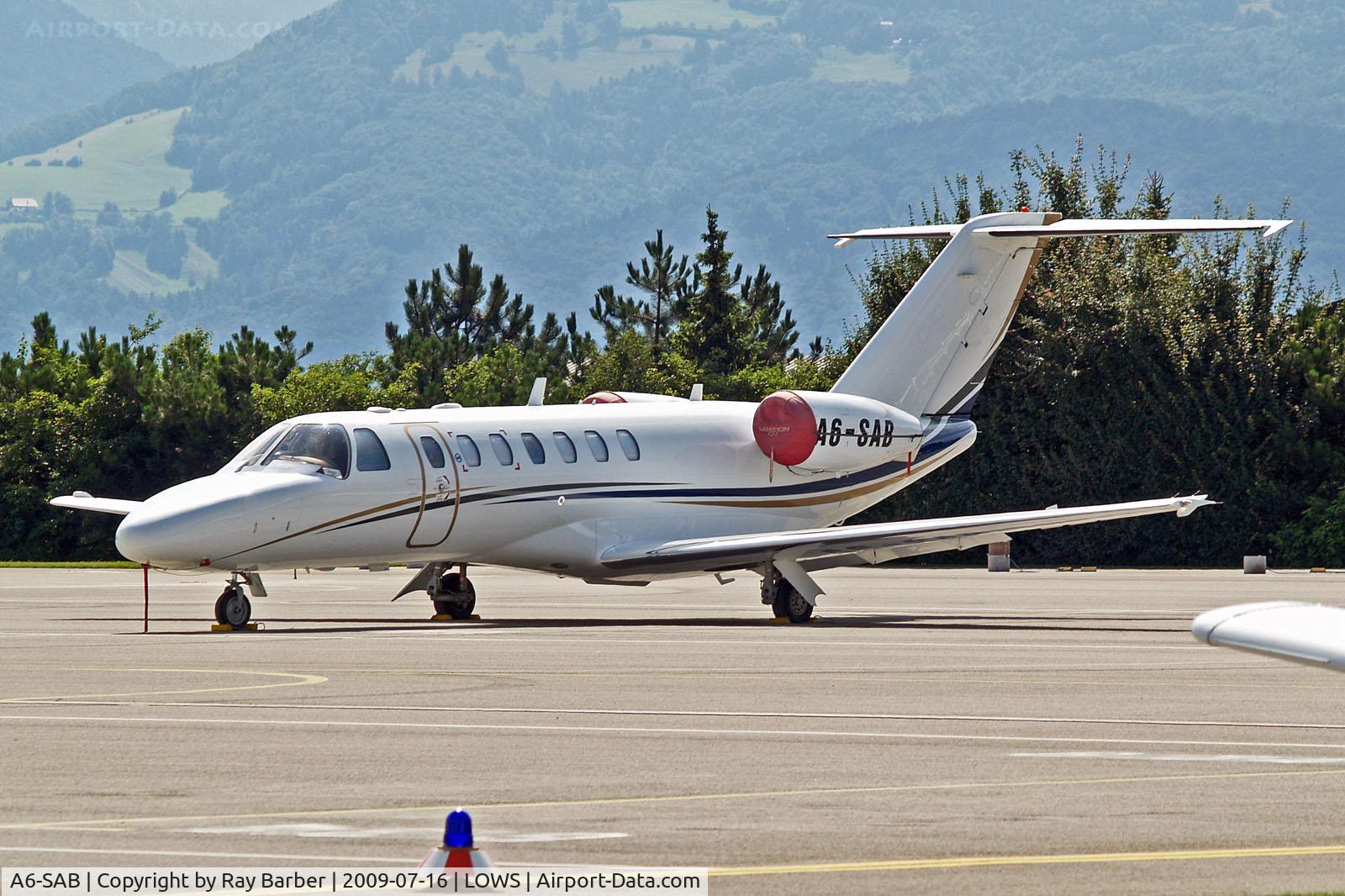 A6-SAB, 2007 Cessna 525B CitationJet CJ3 C/N 525B-0183, A6-SAB   Cessna CitationJet CJ3 [525B-0183] Salzburg~OE 16/07/2009