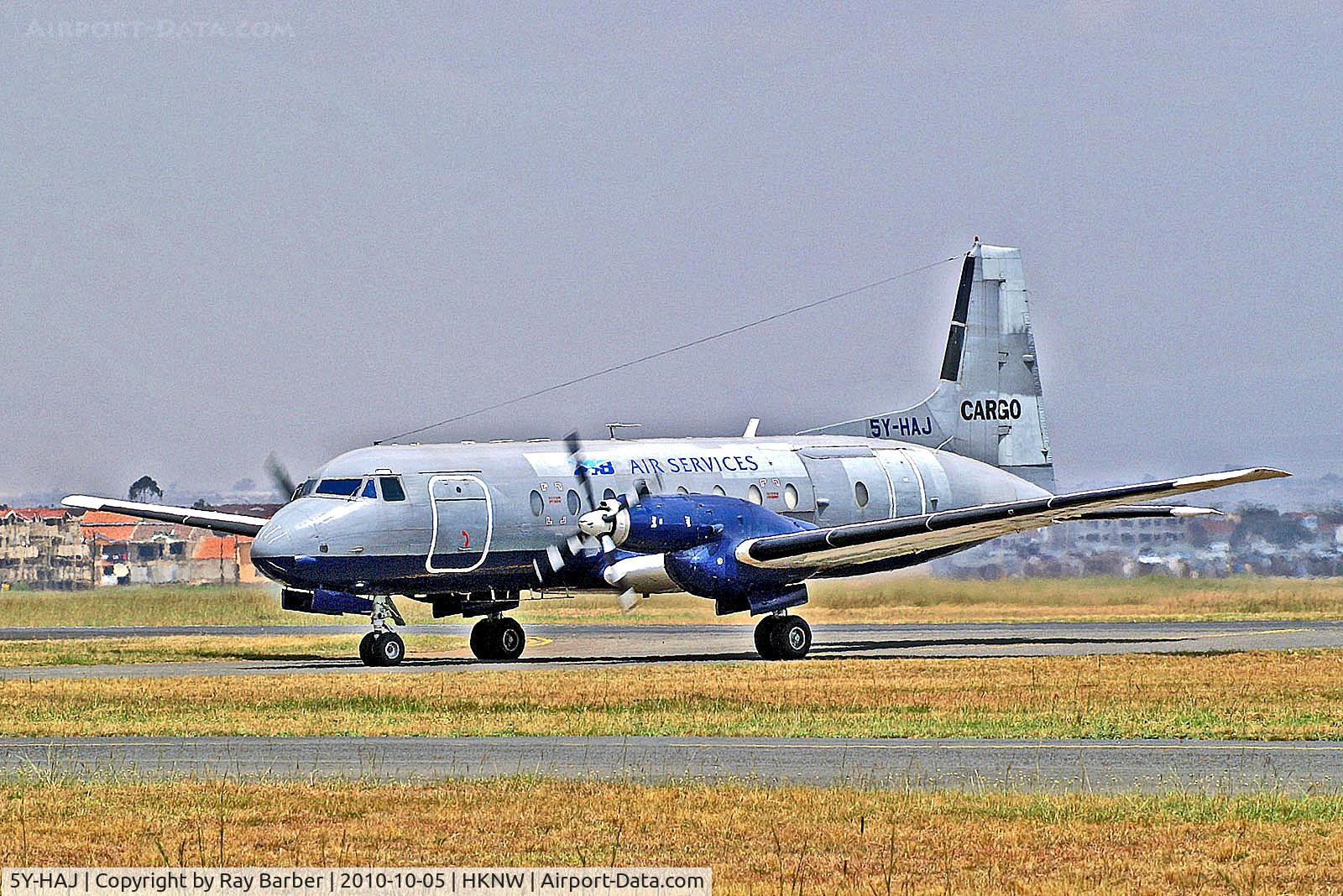 5Y-HAJ, 1980 Hawker Siddeley HS.748 Series 2A C/N 1776, 5Y-HAJ   Hawker Siddeley HS.748 2B/371LFD [1776] (748 Air Services) Nairobi-Wilson~5Y 05/10/2010