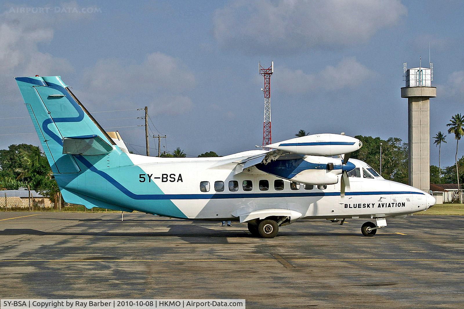 5Y-BSA, LET L-410UVP Turbolet C/N 892323, 5Y-BSA   Let L-410UVP Turbolet [892323] (Bluesky Aviation) Mombasa-Moi Int'l~5Y 08/10/2010