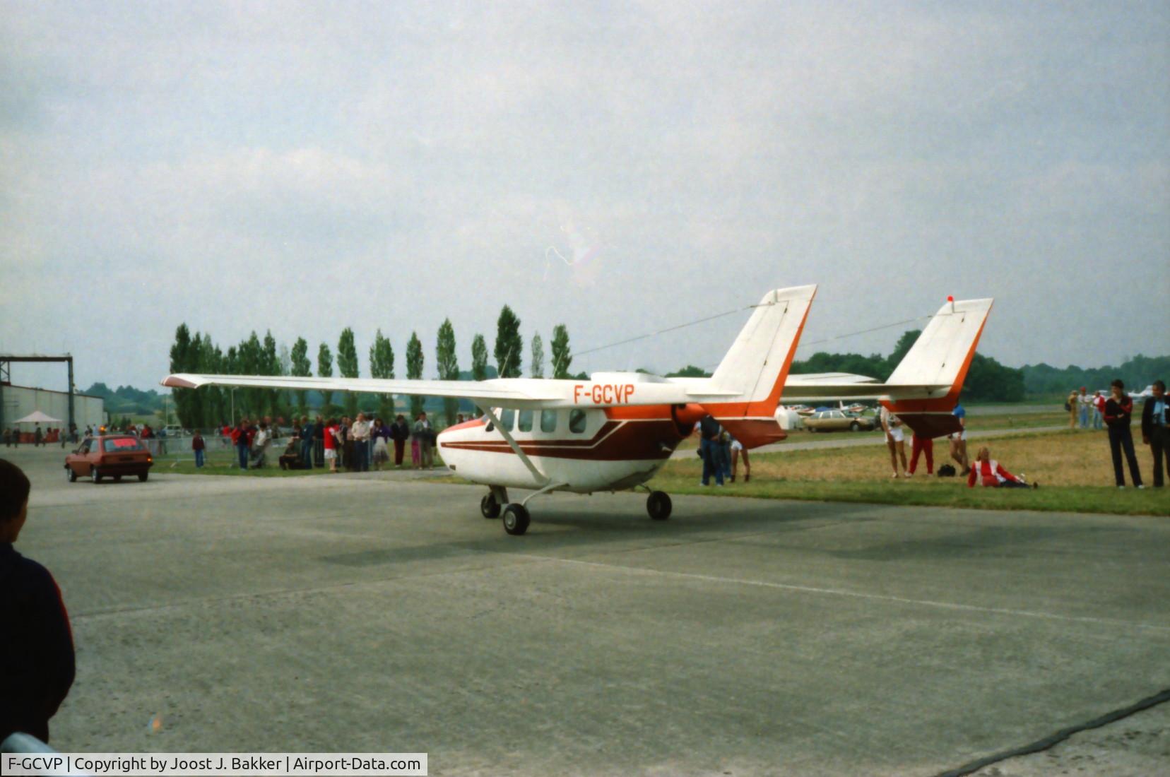 F-GCVP, 1978 Reims FT337HP C/N 0023, at Brienne le Chateau aerodrome in 1982