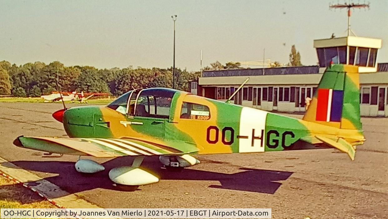 OO-HGC, 1978 Grumman American AA-1C Lynx C/N AA1C0141, scan from slide