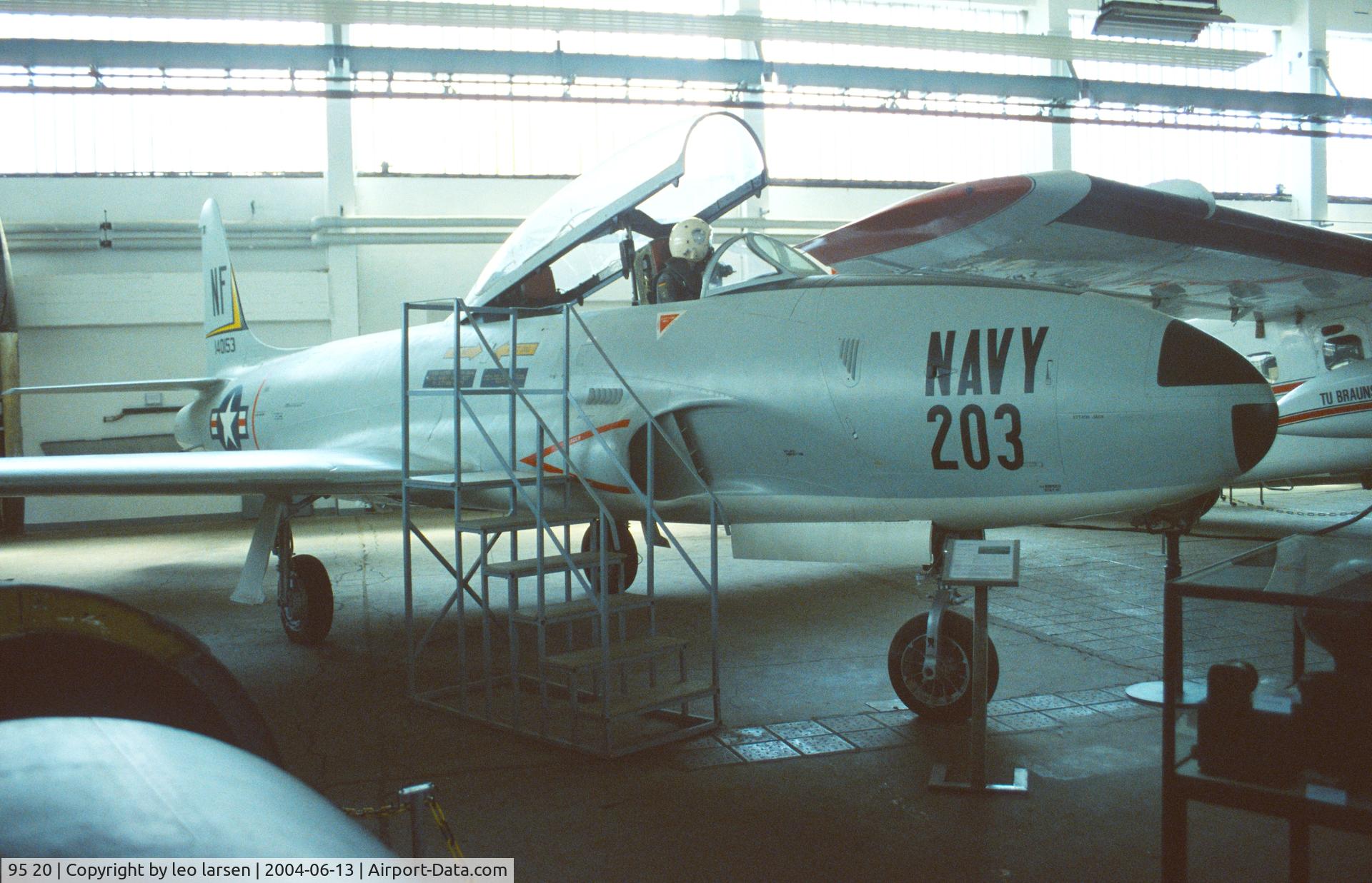 95 20, 1958 Lockheed T-33A Shooting Star C/N 580-1653, Wernigerode Museum 13.6.2004