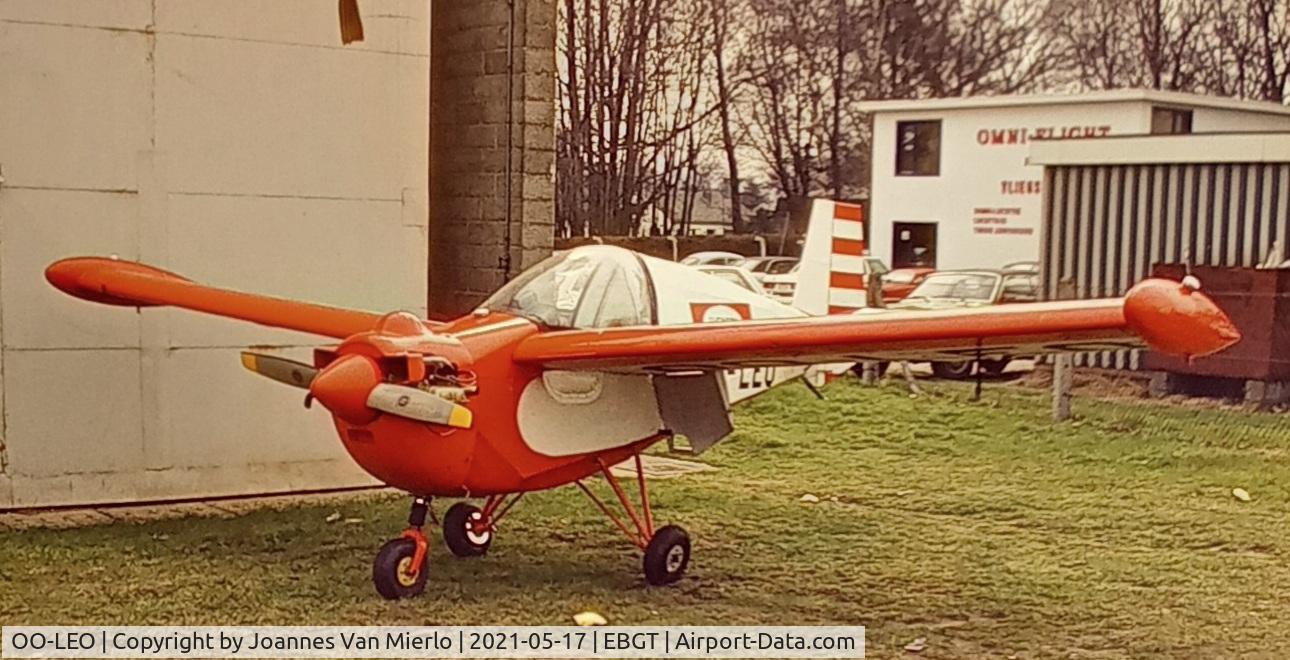 OO-LEO, 1962 Tipsy T-66S Nipper 2 C/N 62, scan from slide