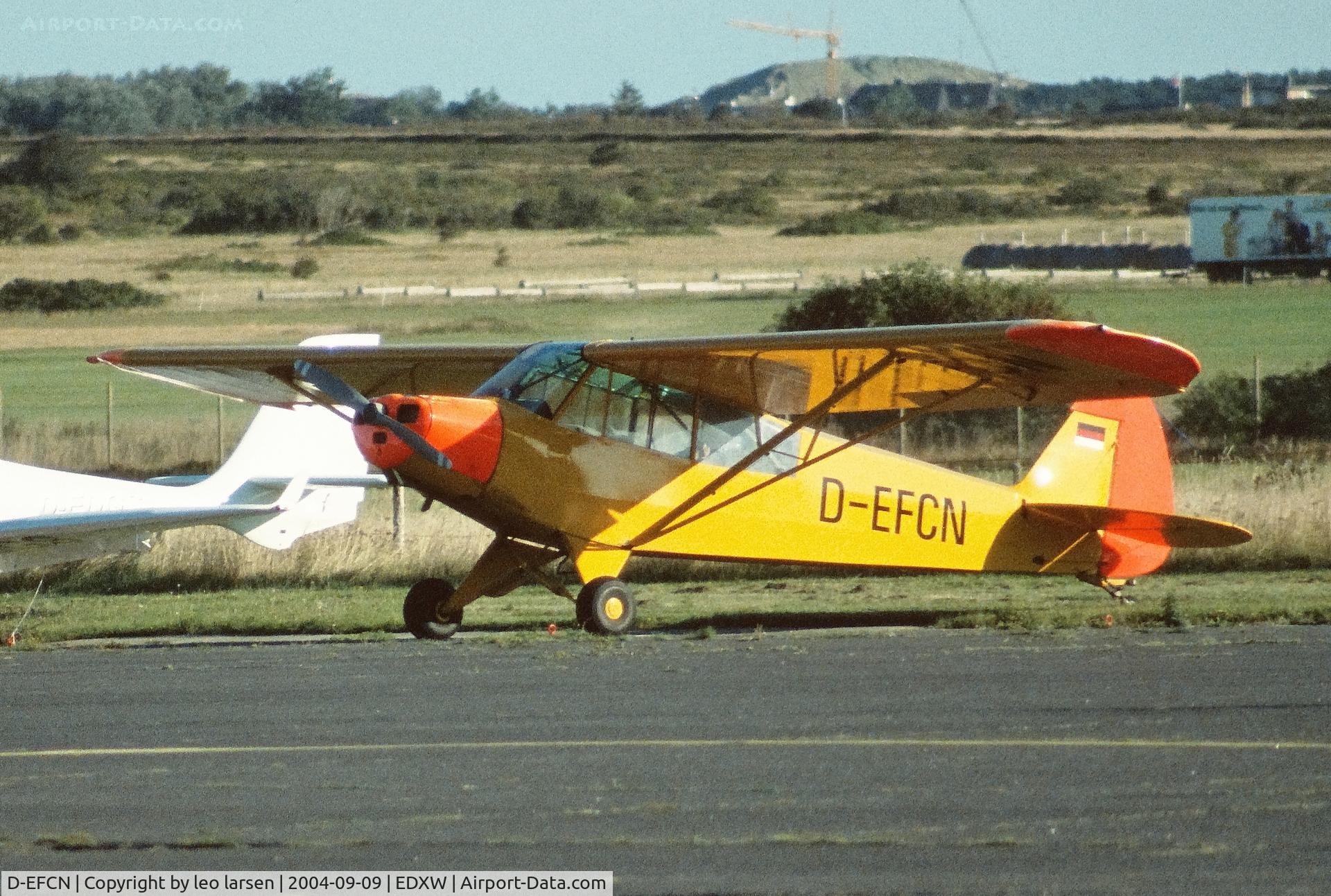 D-EFCN, 1954 Piper L-18C Super Cub (PA-18-95) C/N 18-3439, Sylt 9.9.2004