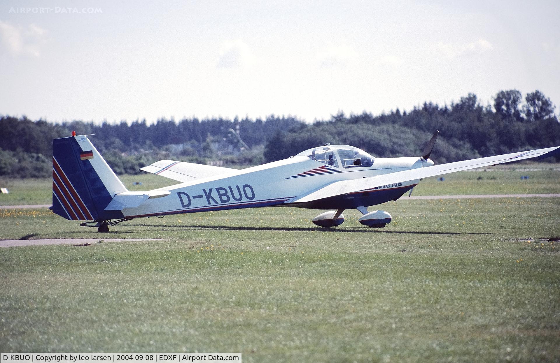 D-KBUO, Scheibe Flugzeugbau SF-25C Rotax Falke C/N 44642, Flensborg 8.9.2004