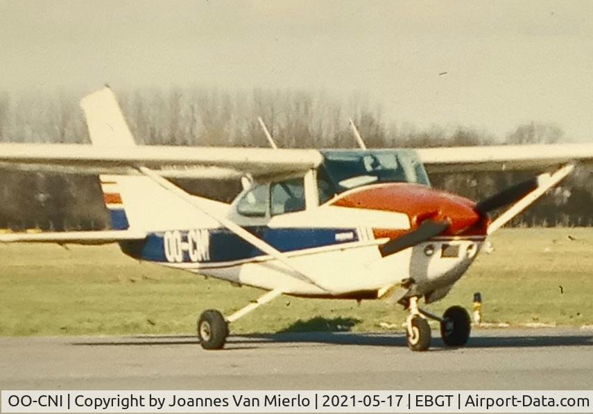 OO-CNI, 1977 Reims F182Q Skylane C/N 0043, Scan from slide