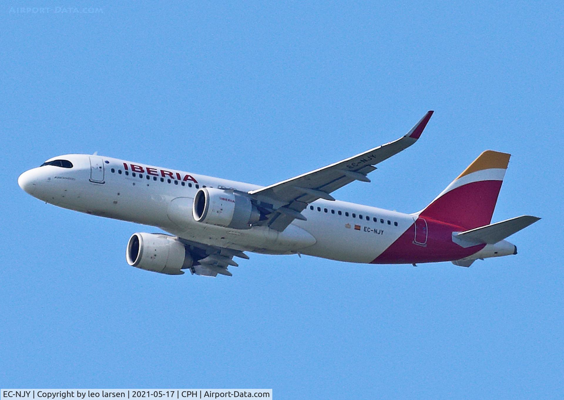 EC-NJY, 2020 Airbus A320-251N C/N 10135, Copenhagen 17.5.2021
